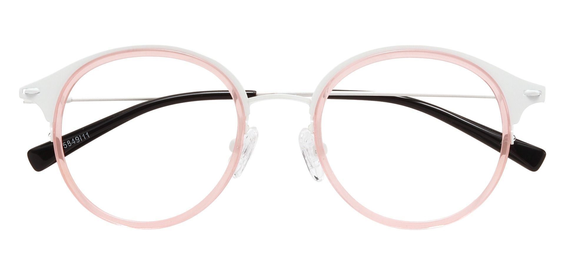 Ramona Round Eyeglasses Frame - White