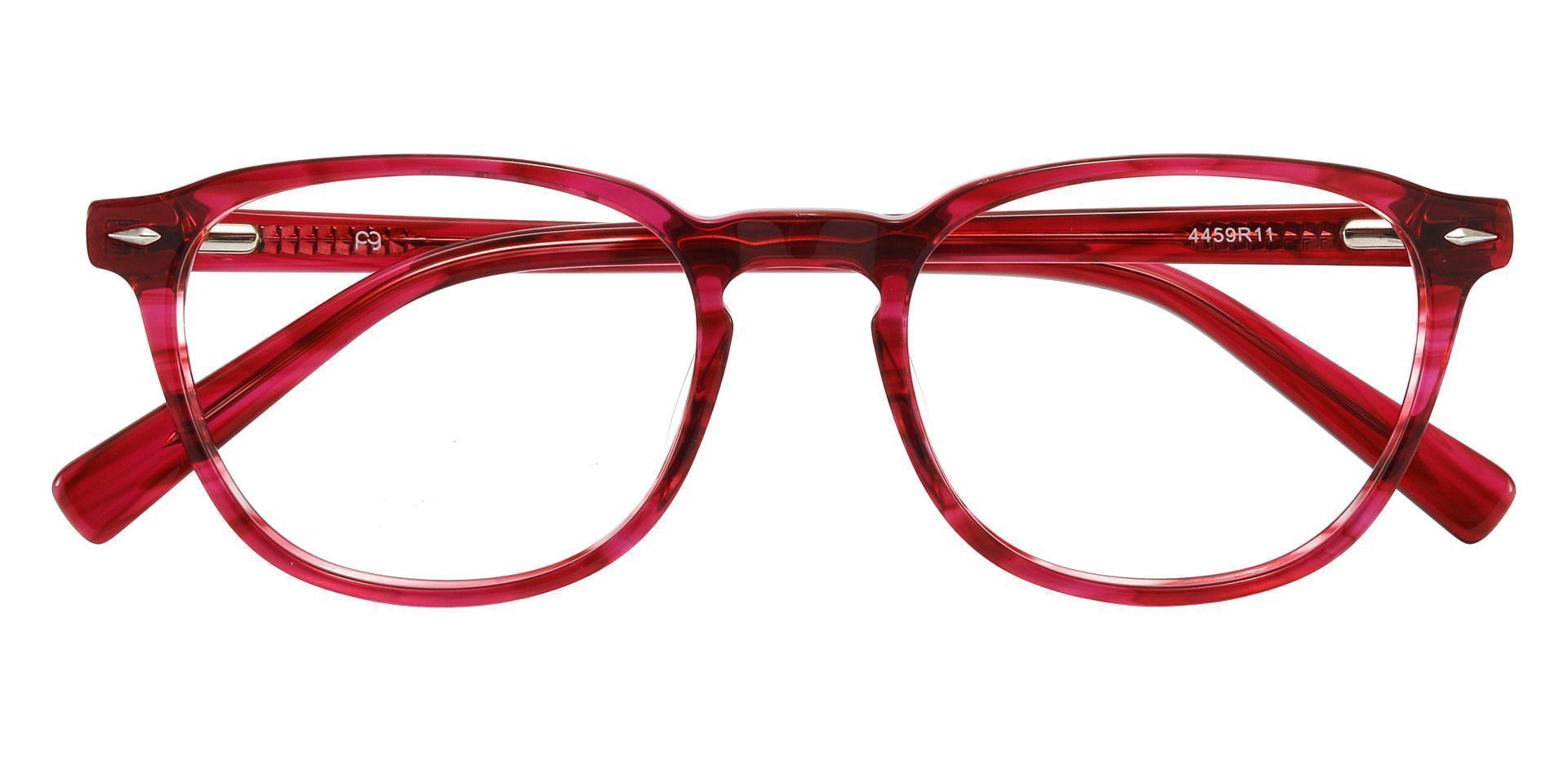 Marilla Oval Prescription Glasses - Red