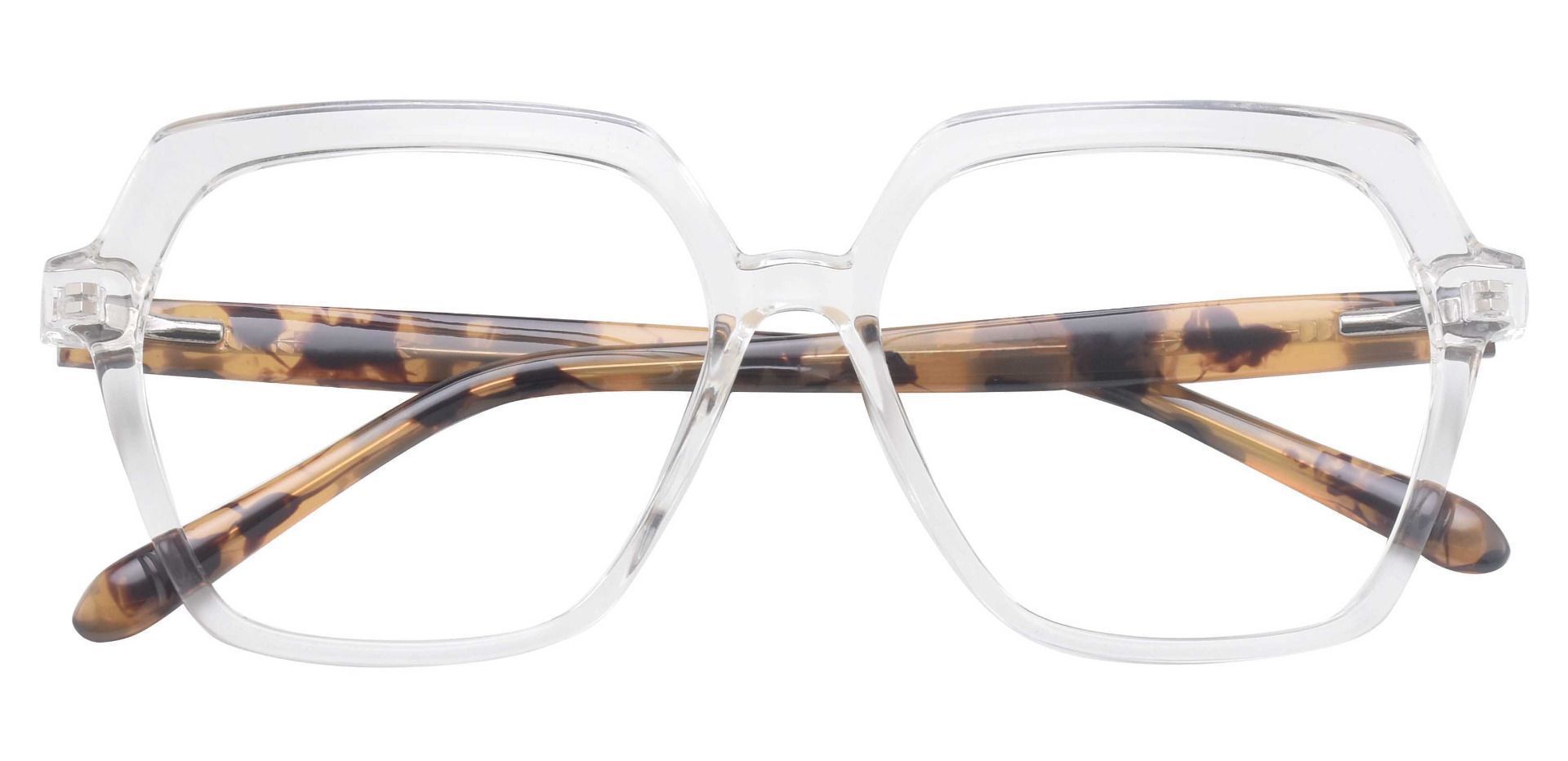 Samara Geometric Prescription Glasses - Clear