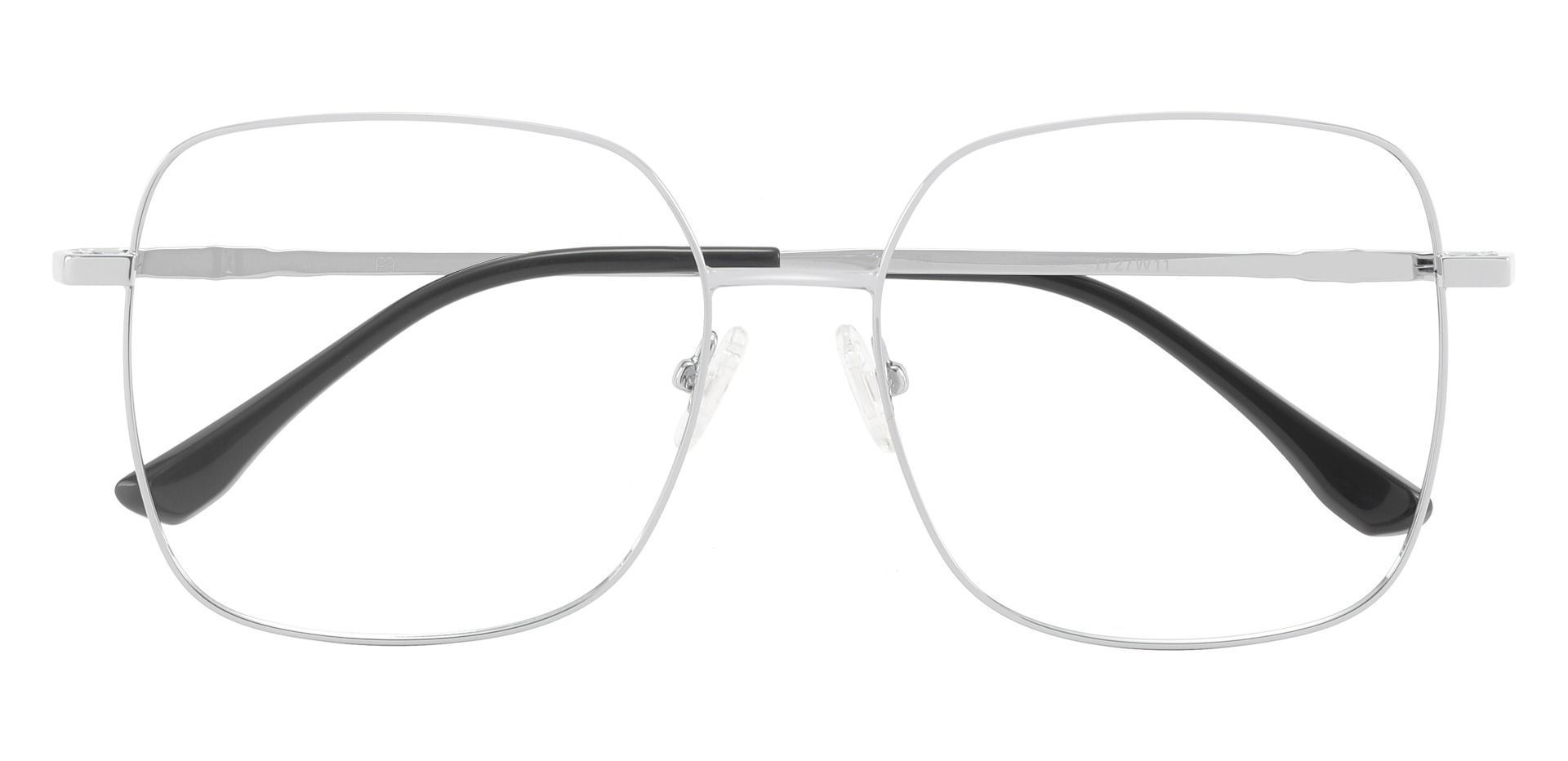 Sanborn Square Prescription Glasses - Silver