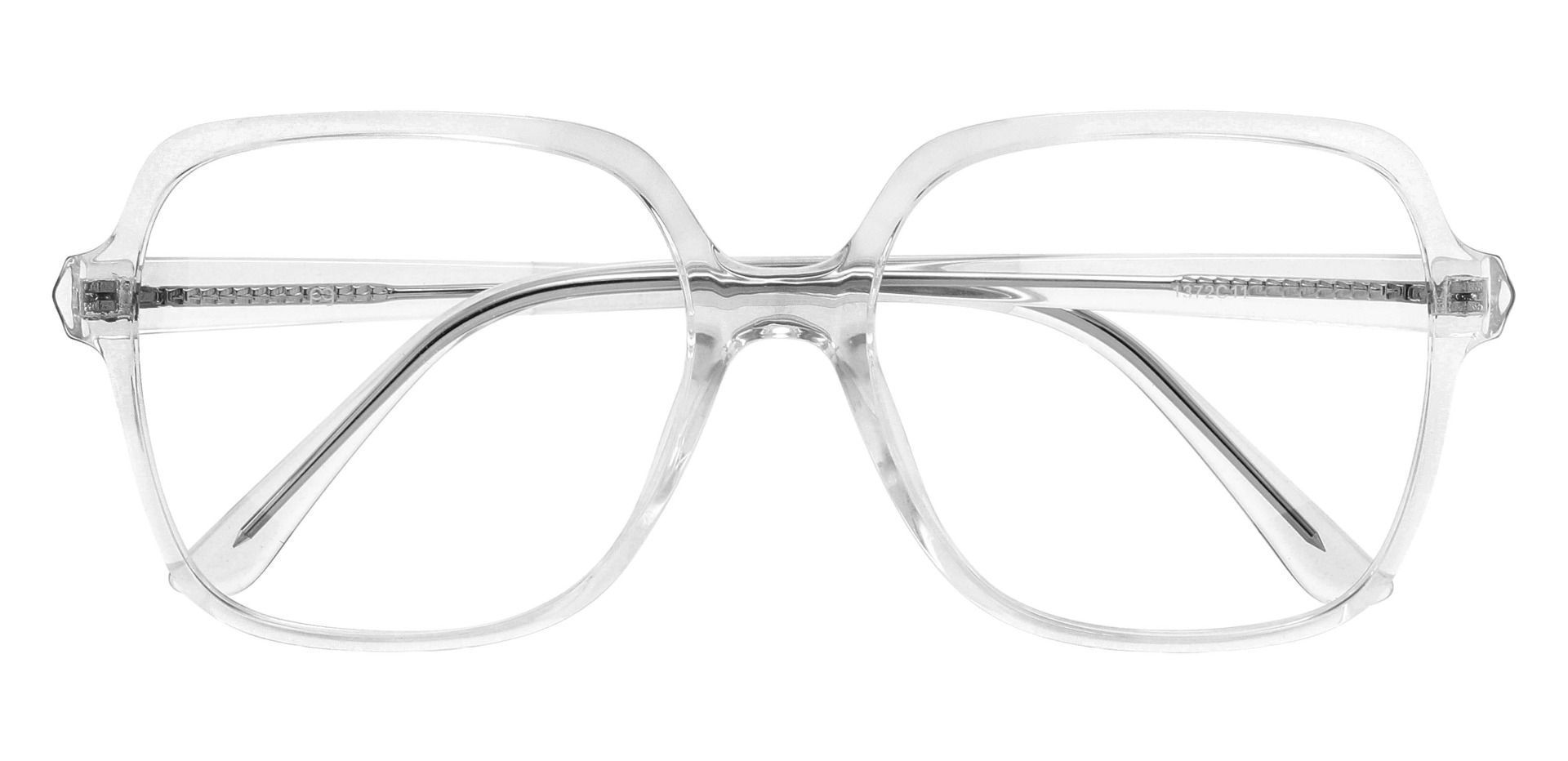 Ewen Square Prescription Glasses - Clear