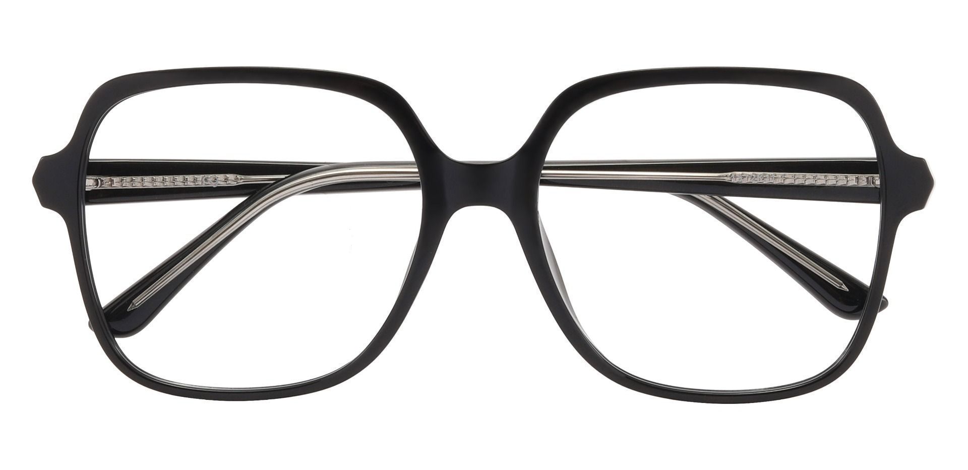 Ewen Square Prescription Glasses - Black