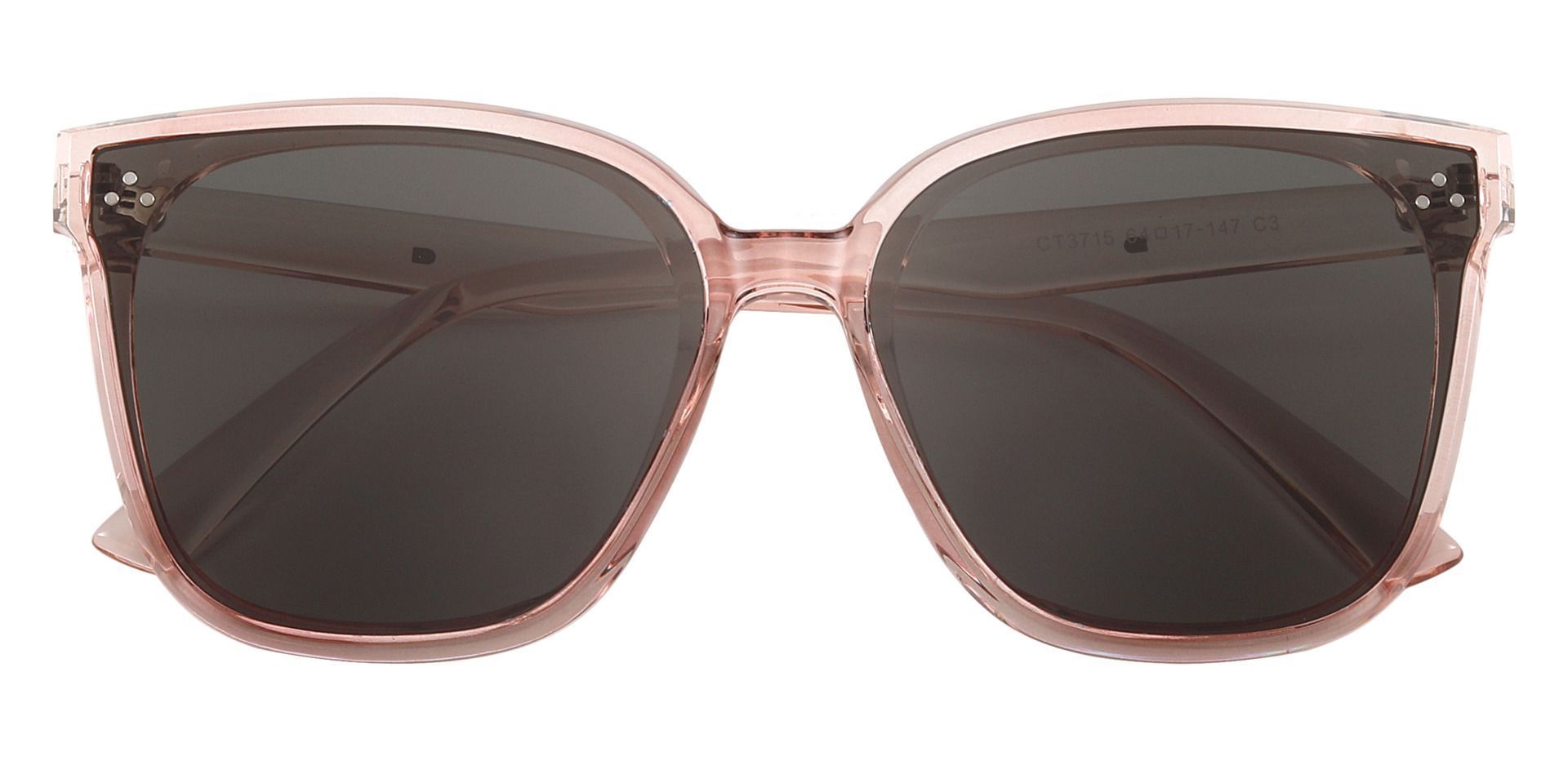 Miami Square Pink Non-Rx Sunglasses