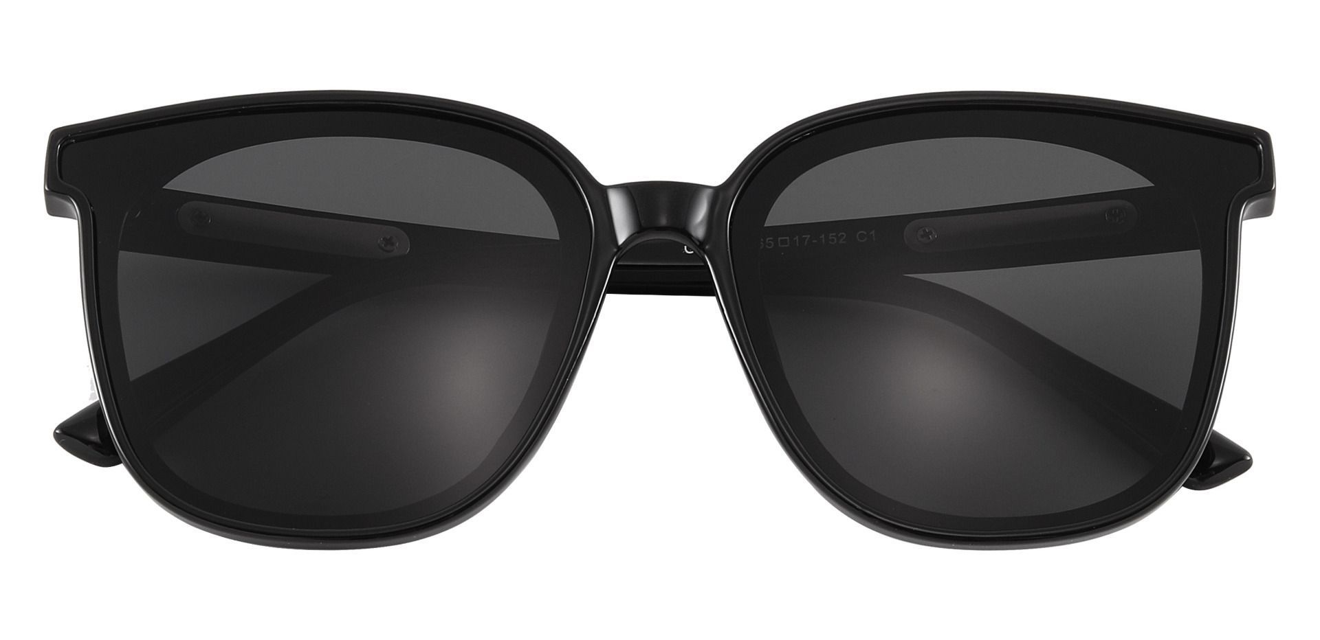 Fantasia Square Black Non-Rx Sunglasses
