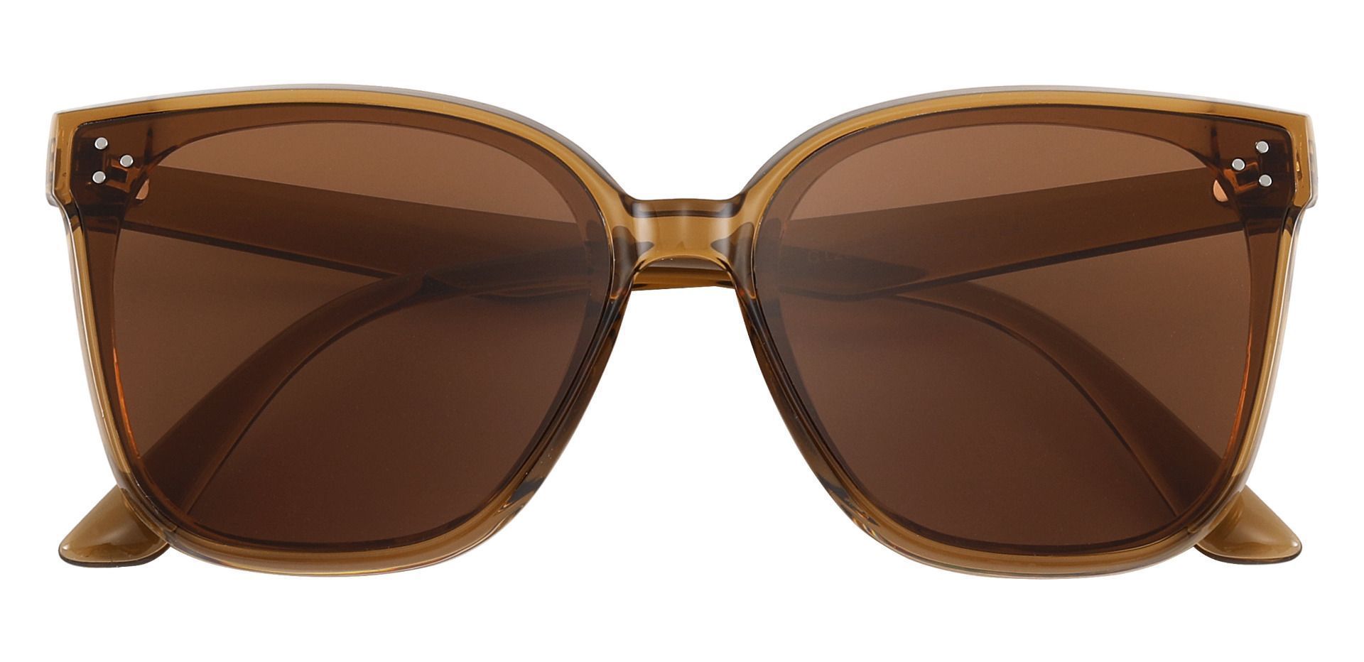 Rabia Square Brown Non-Rx Sunglasses