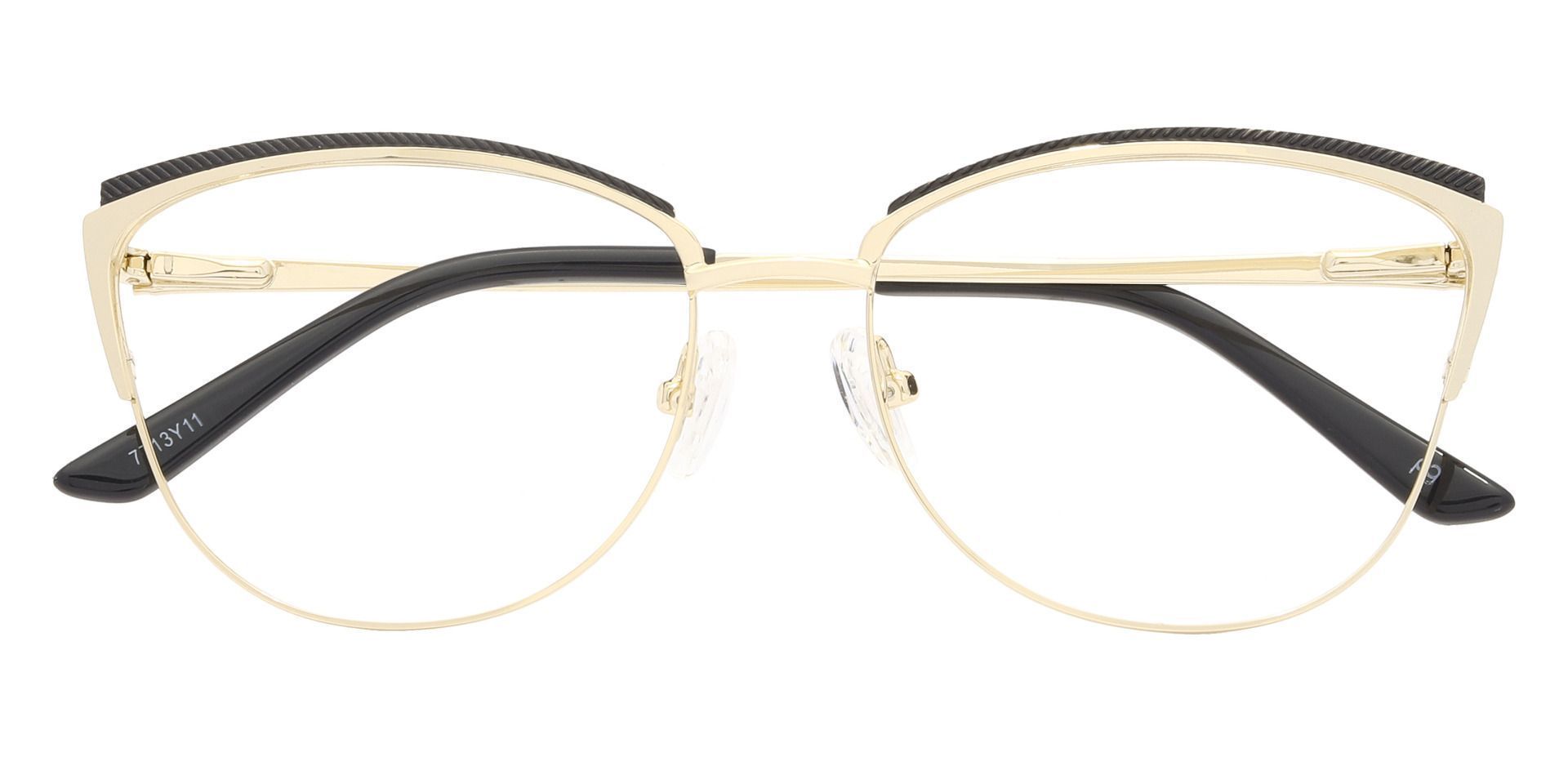 Magnolia Cat Eye Prescription Glasses - Gold
