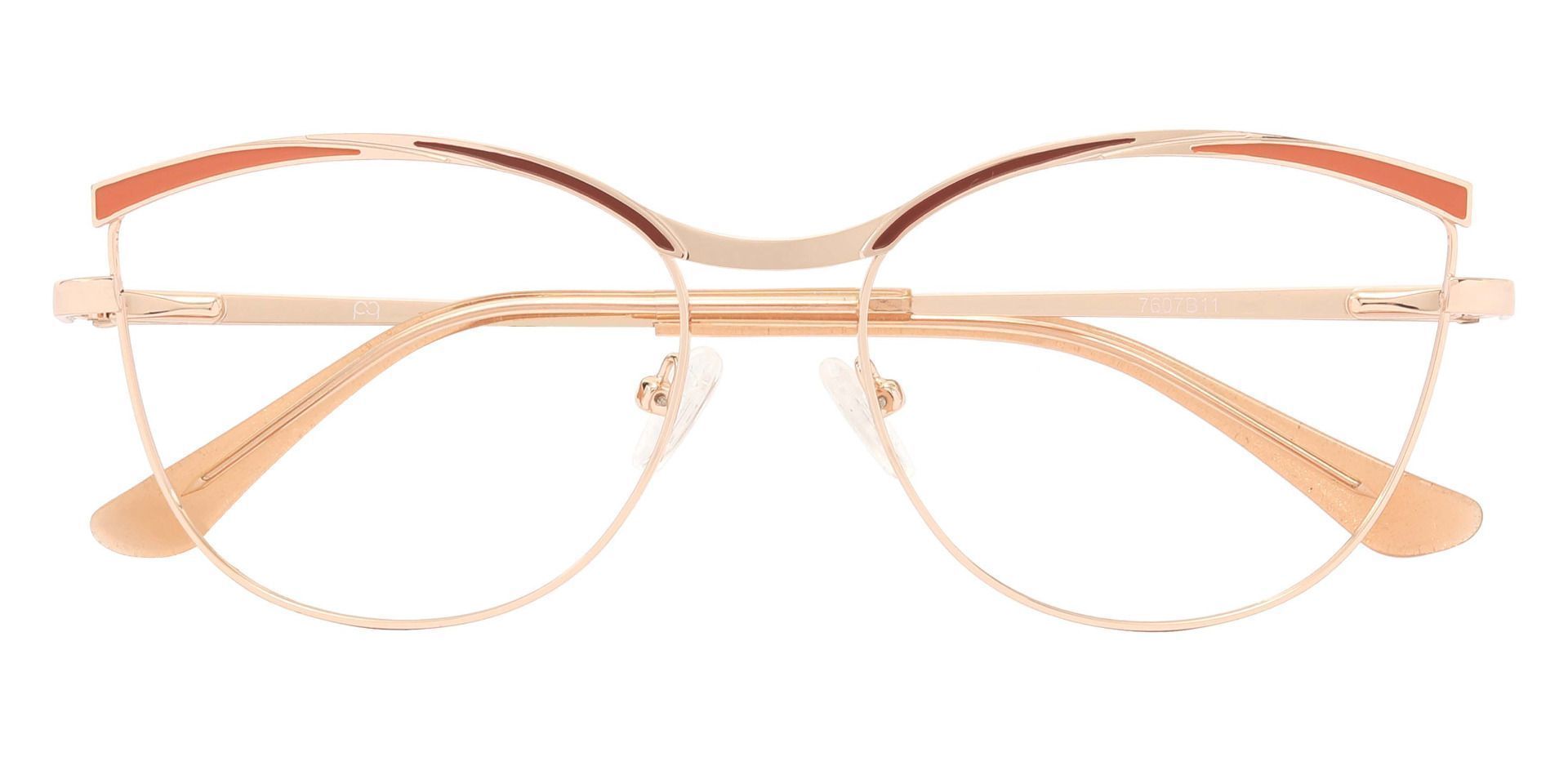 Amarillo Browline Prescription Glasses - Brown