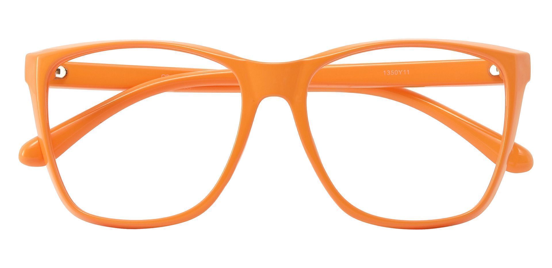Hickory Square Prescription Glasses - Orange