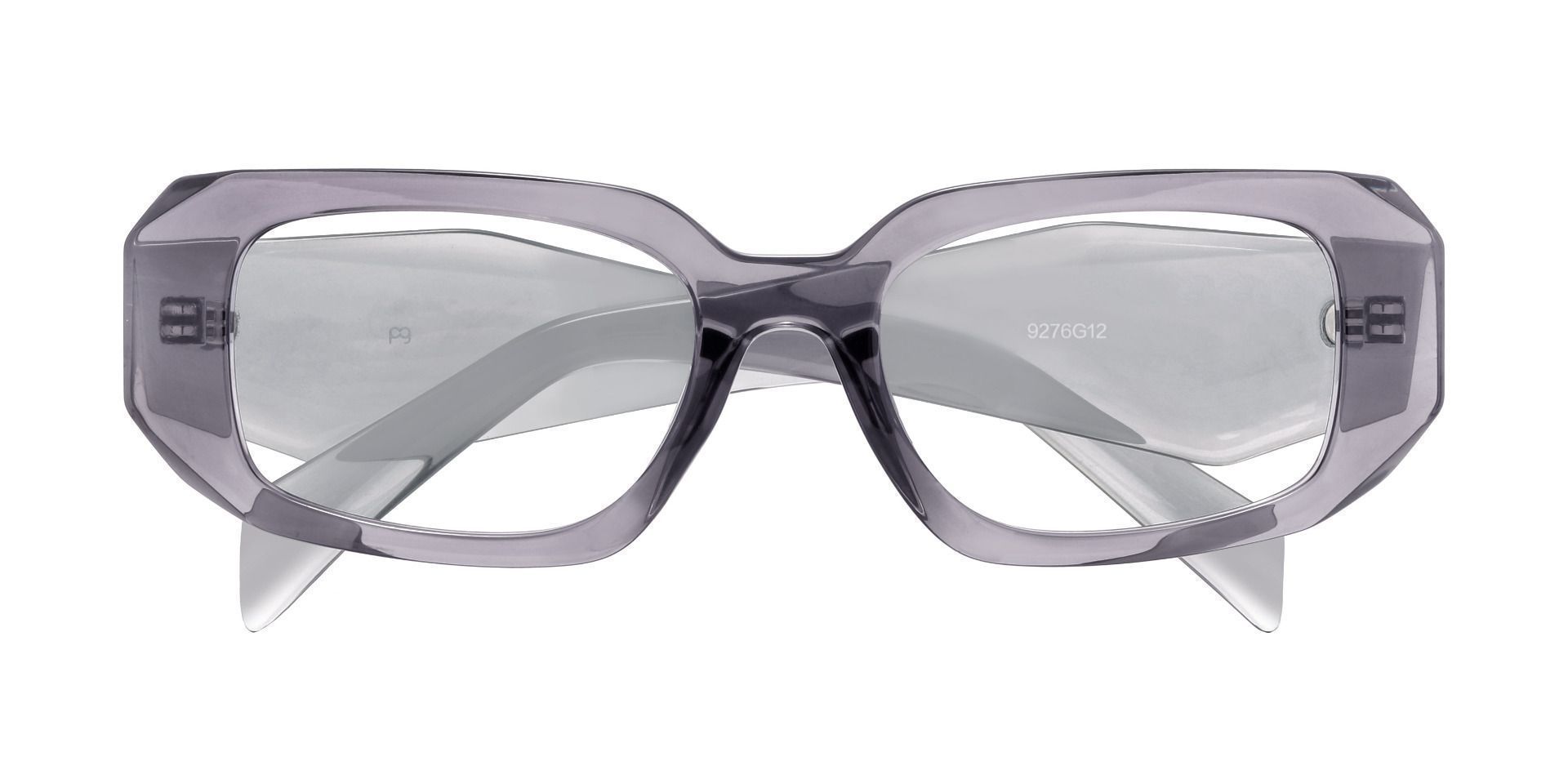 Fresno Geometric Prescription Glasses - Gray