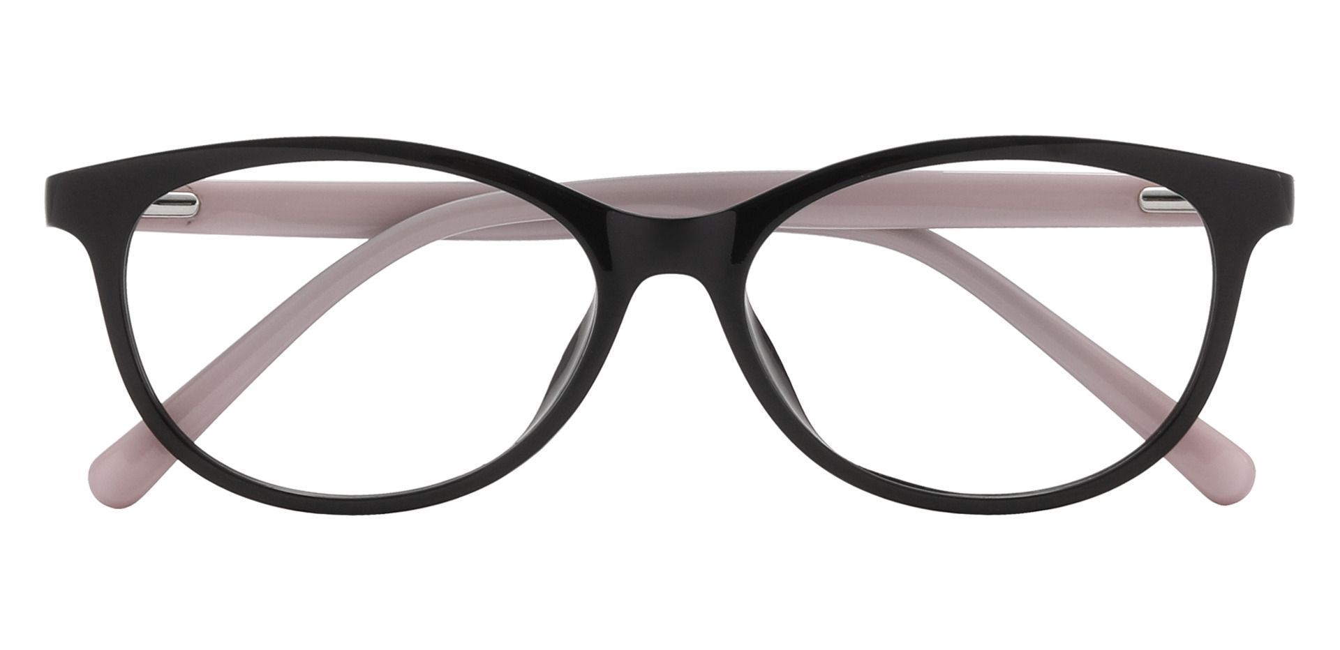 Adora Oval Prescription Glasses - Black