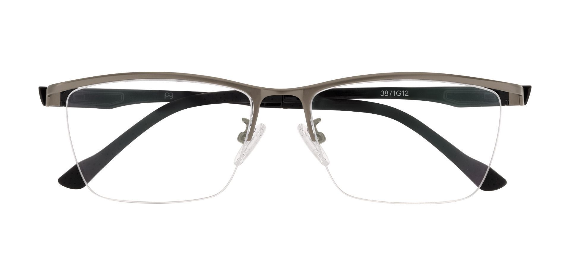 Boyd Rectangle Prescription Glasses - Gray