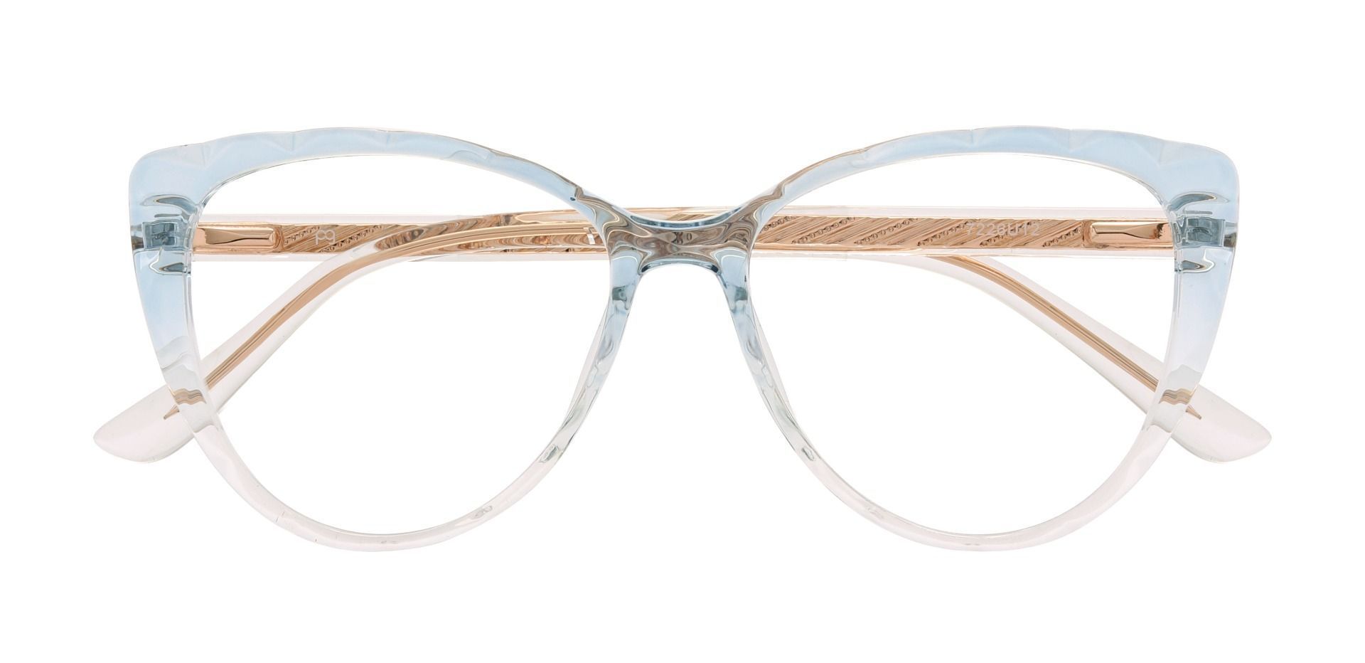 Fontaine Cat Eye Prescription Glasses - Blue
