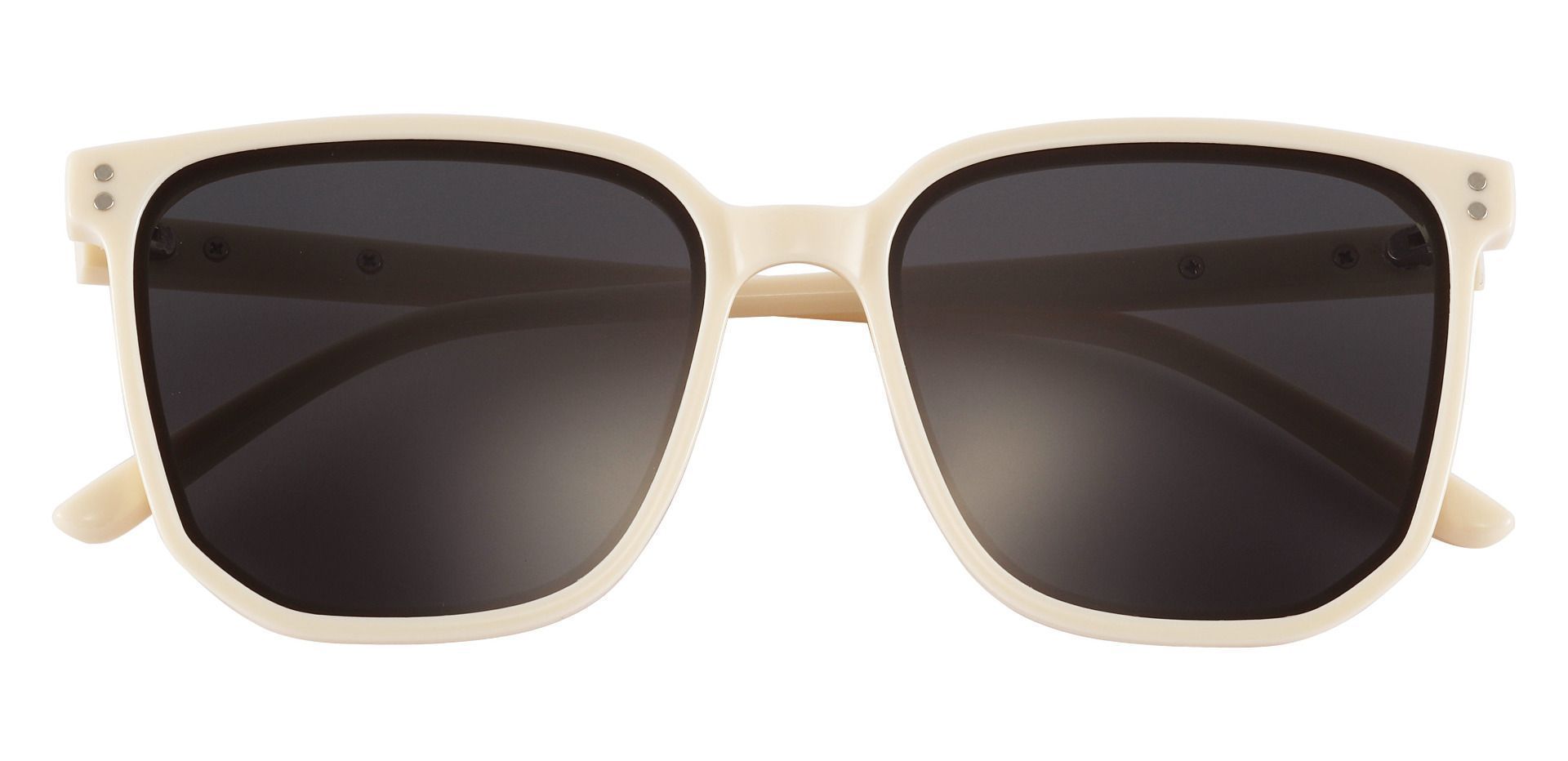 Richmond Square White Non-Rx Sunglasses