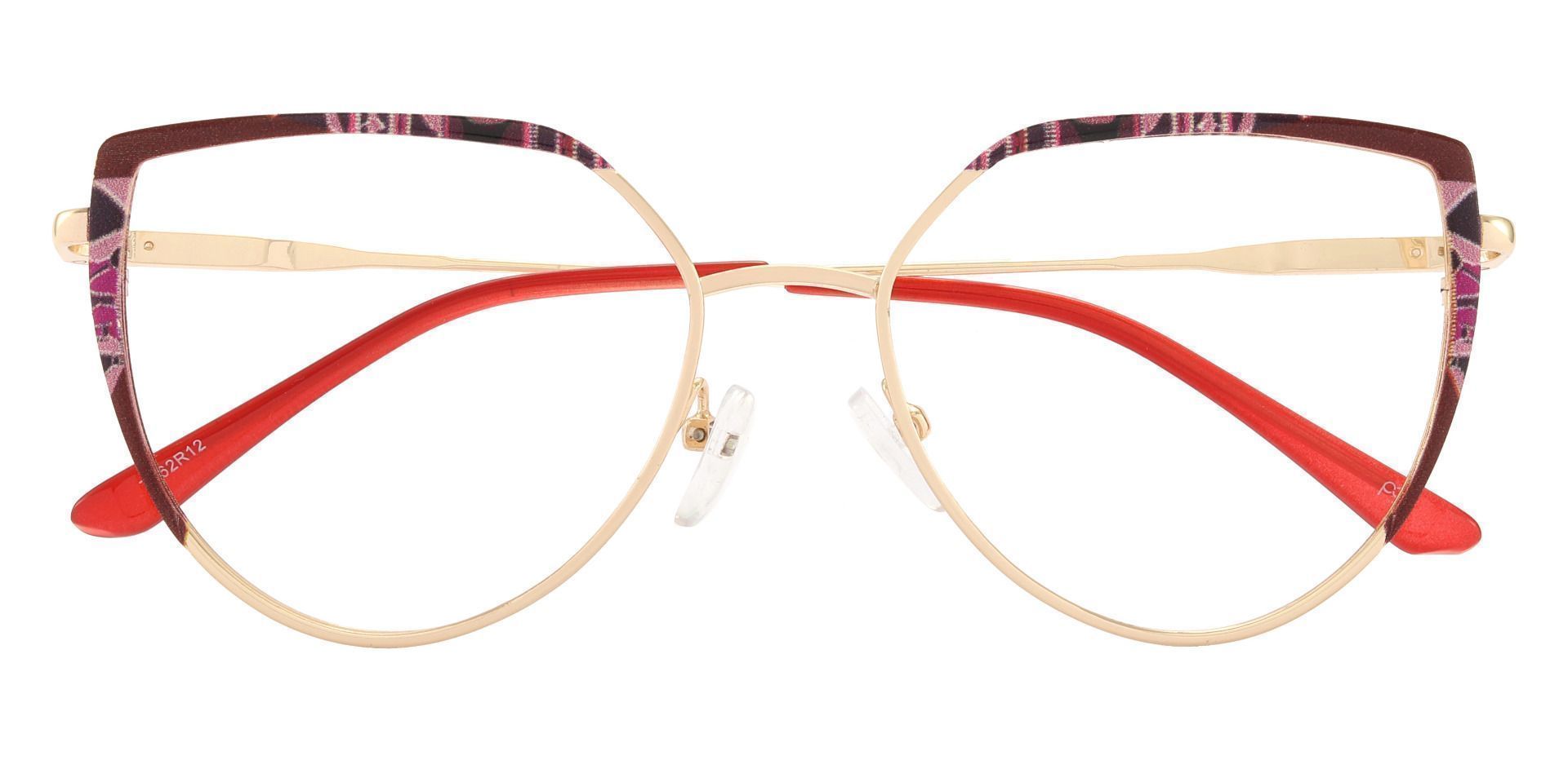 Nyla Cat Eye Prescription Glasses - Red