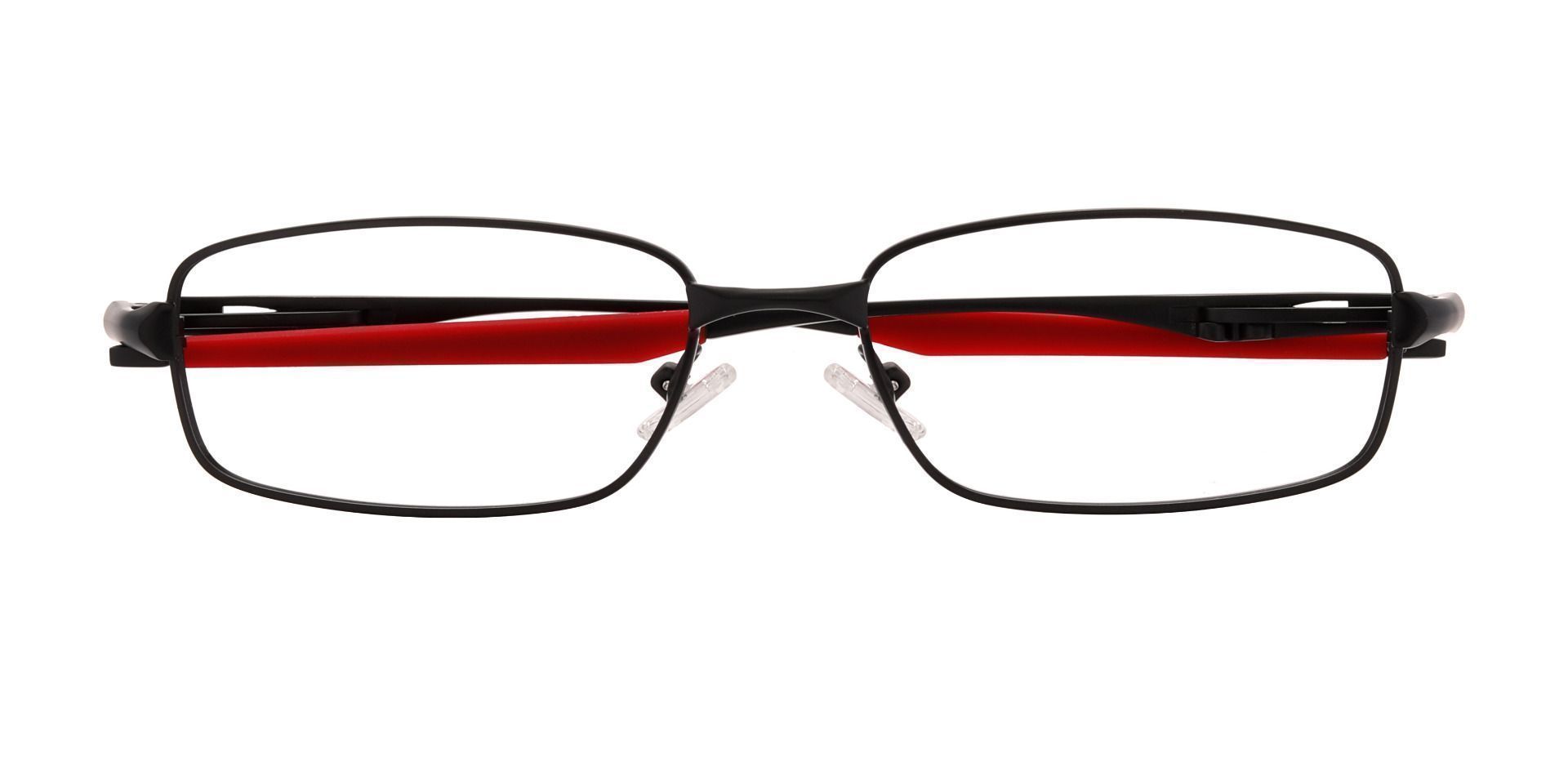Sergio Rectangle Single Vision Glasses - Black
