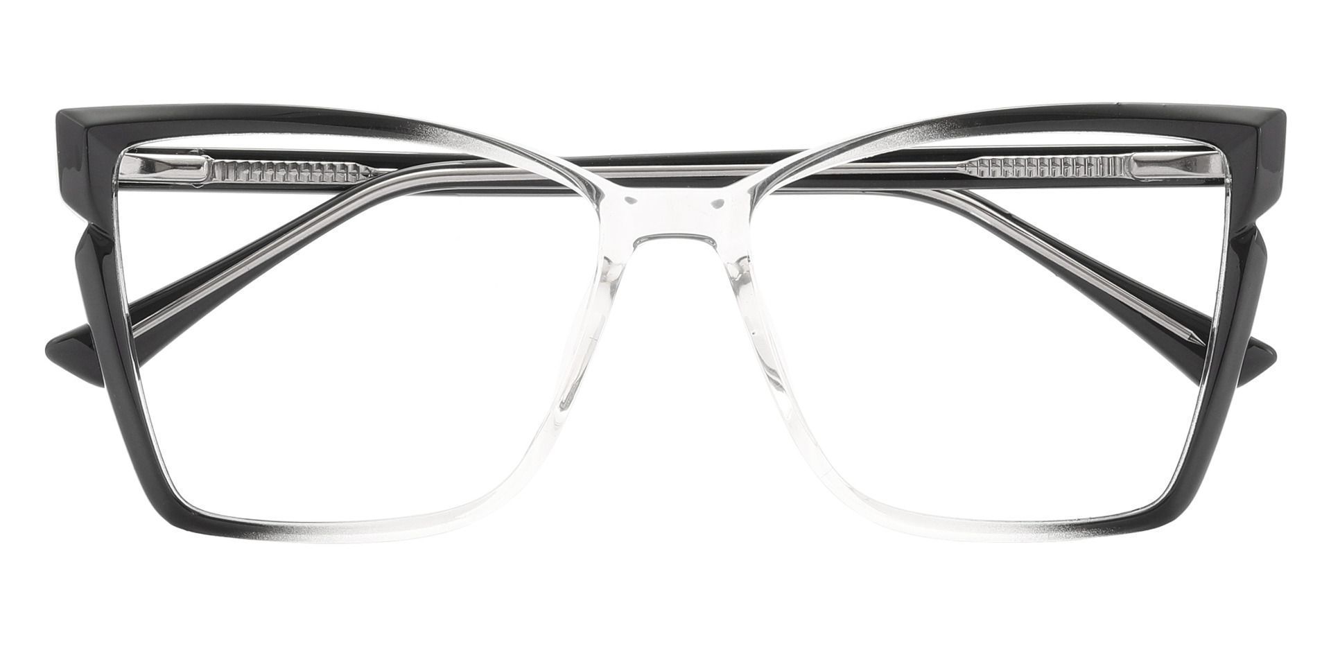 Meera Cat Eye Prescription Glasses - Black