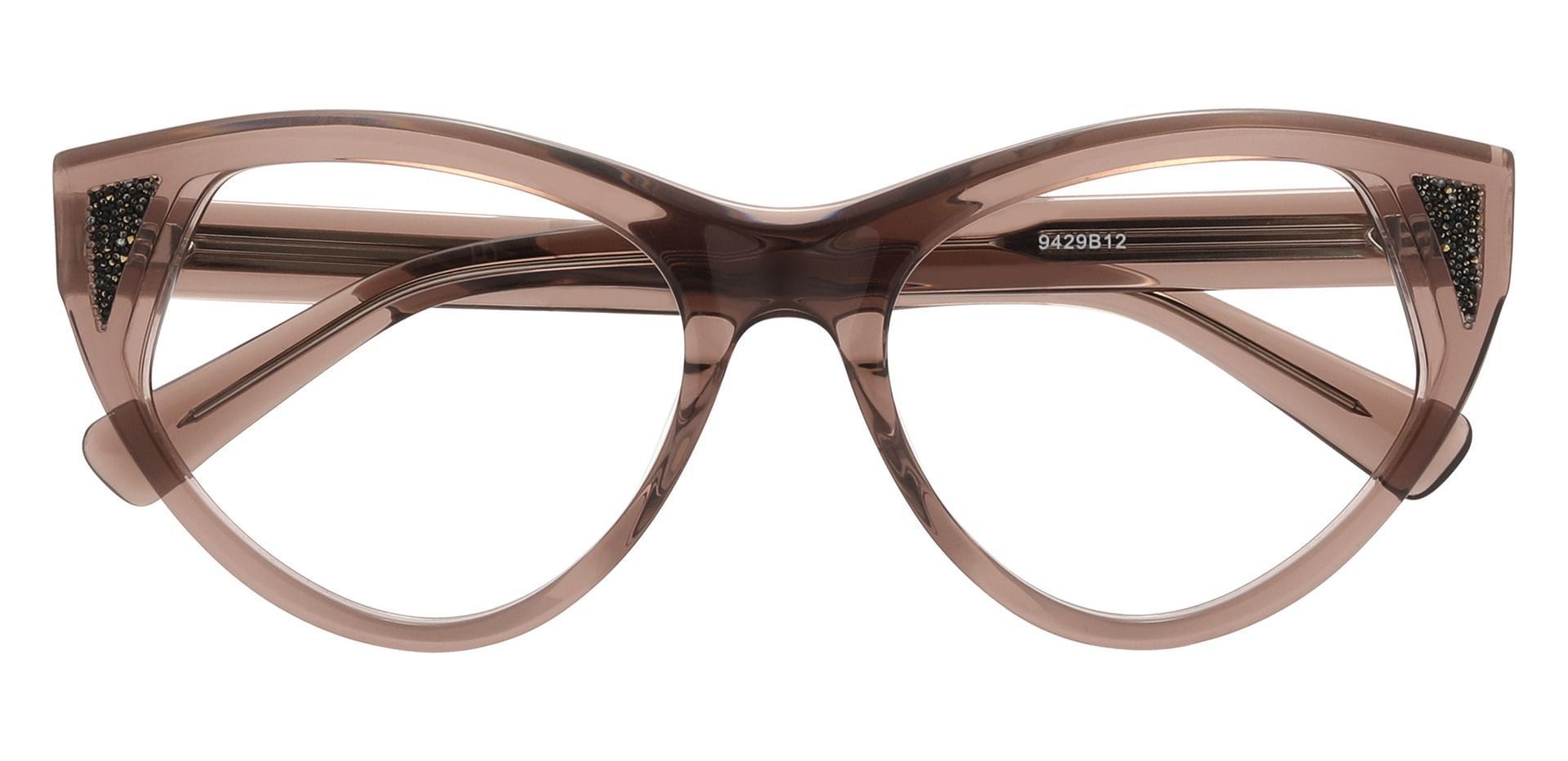Sexton Cat Eye Prescription Glasses - Brown