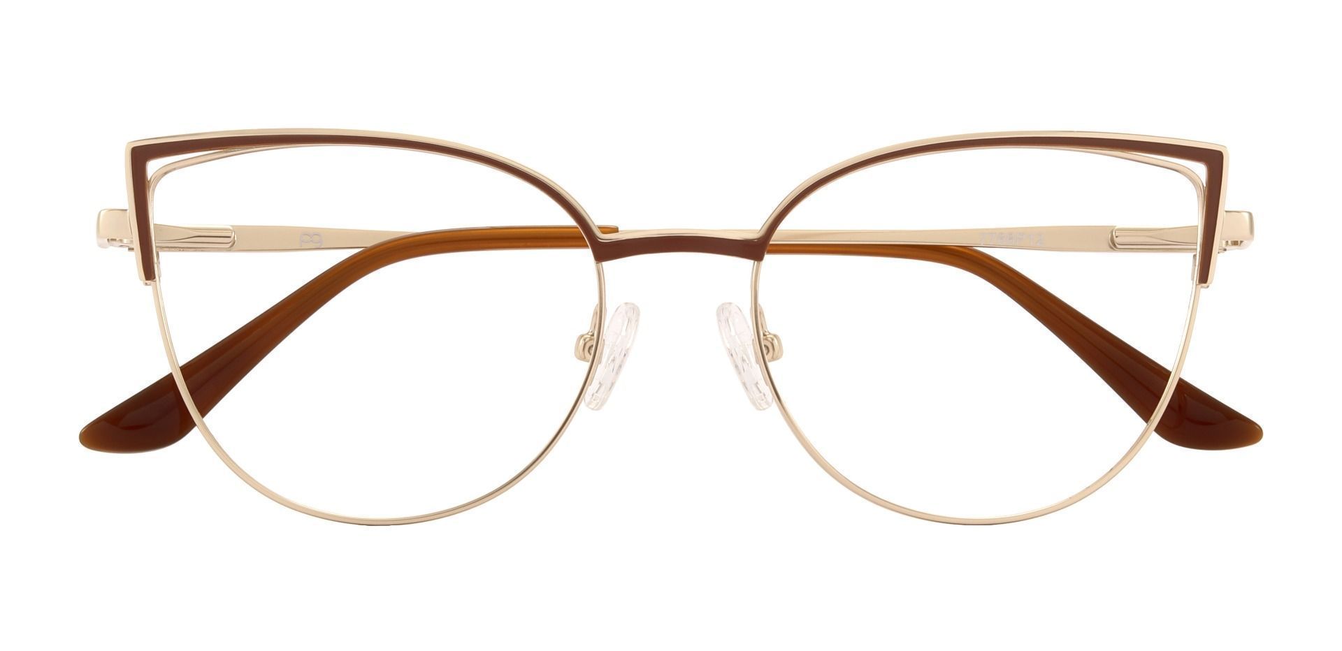 Wynn Cat Eye Prescription Glasses - Brown