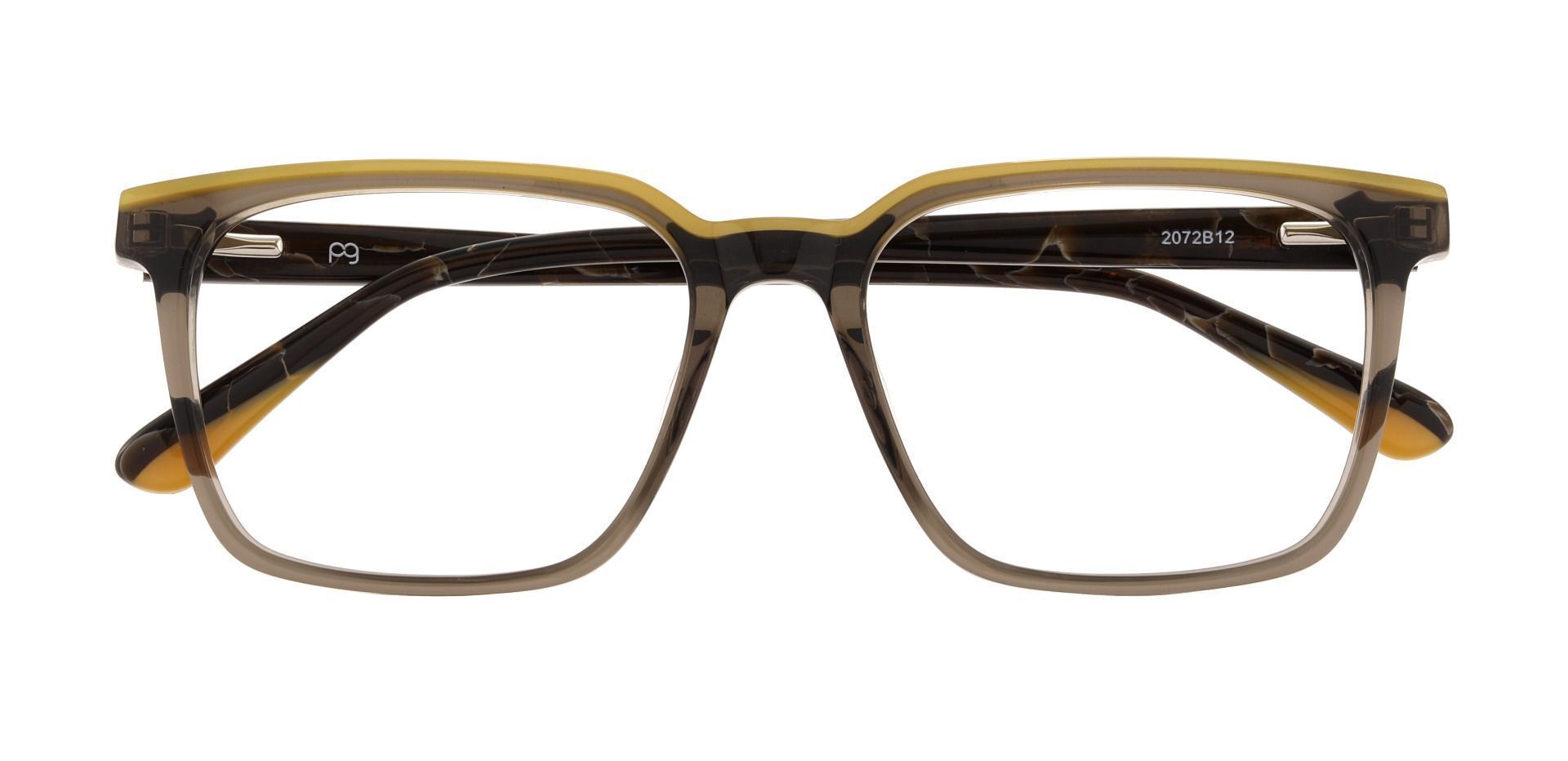 Taft Rectangle Prescription Glasses - Brown