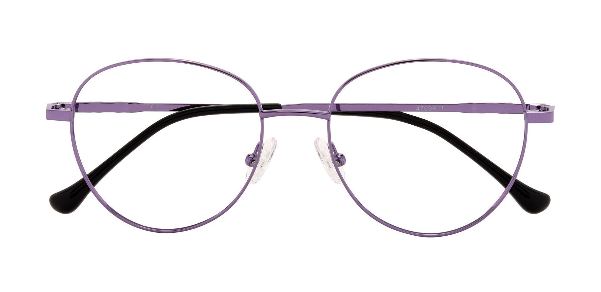 Vinita Oval Prescription Glasses - Purple