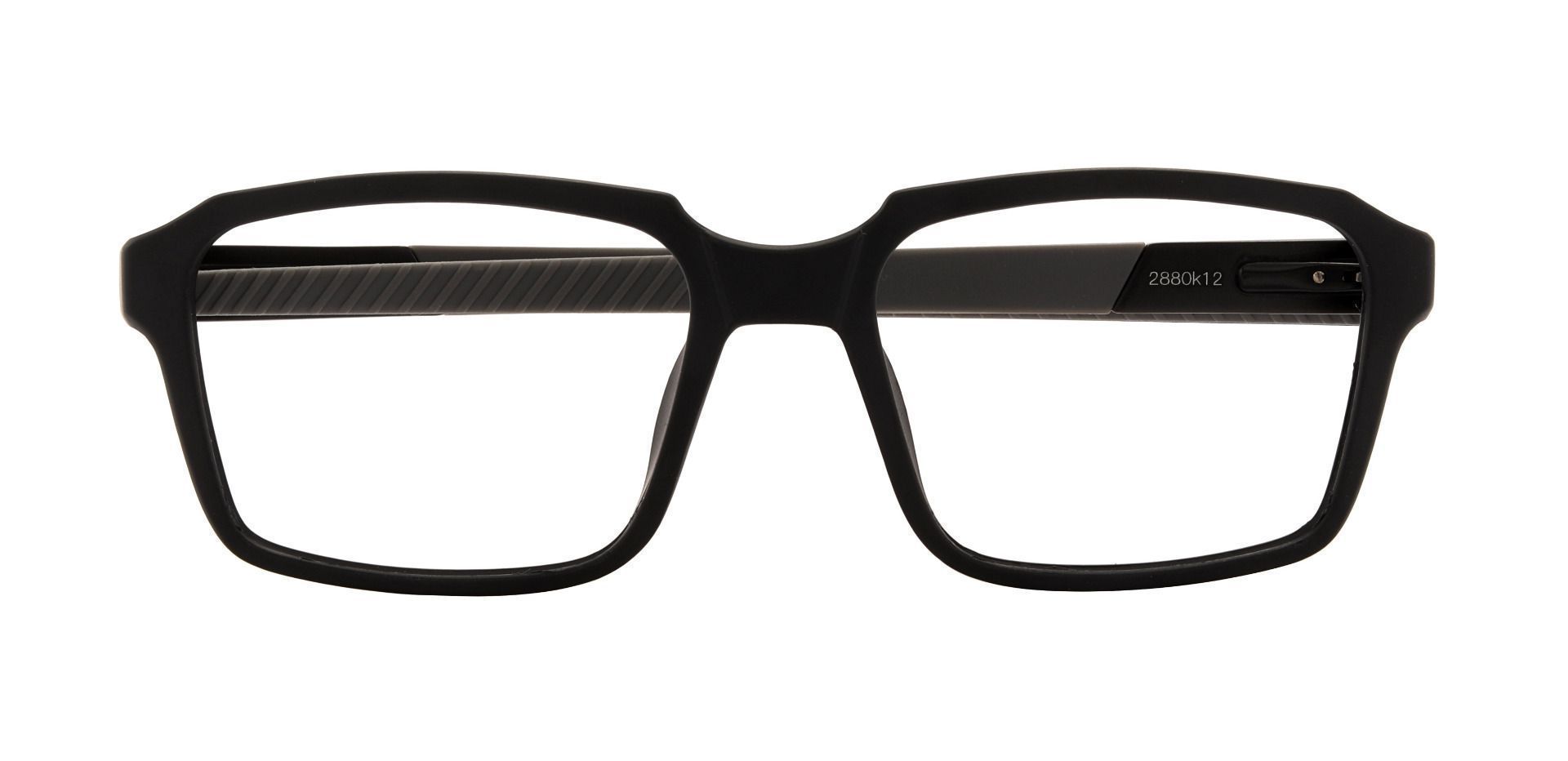 Jermaine Rectangle Prescription Glasses - Black