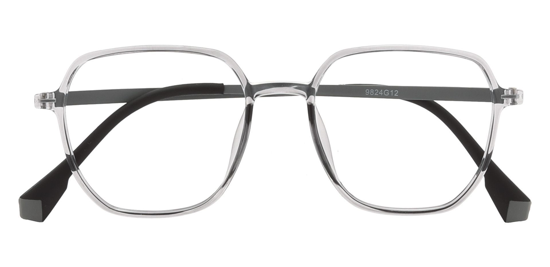 Sophia Geometric Prescription Glasses - Gray