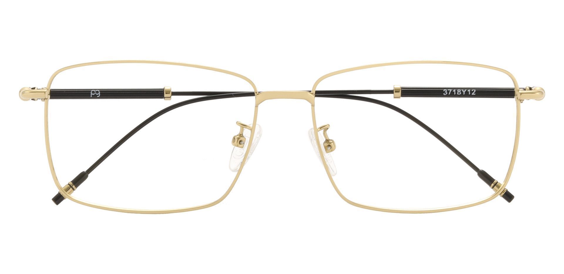 Prosper Rectangle Prescription Glasses - Gold