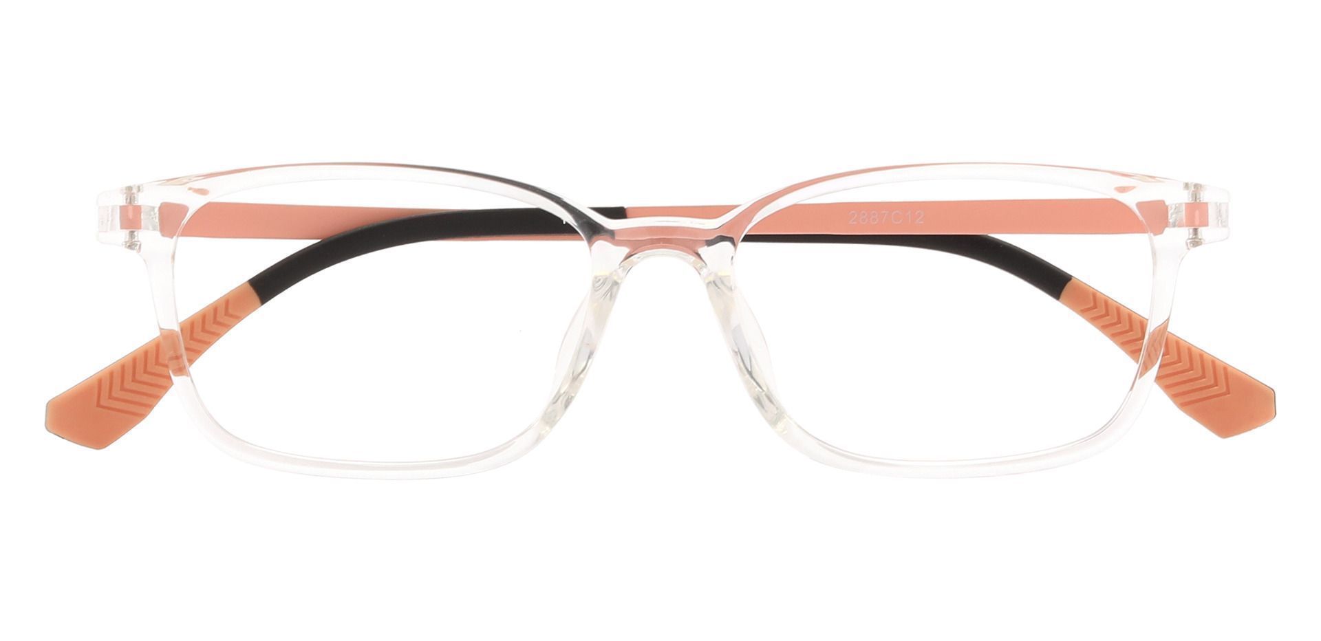 Corinne Rectangle Prescription Glasses - Clear