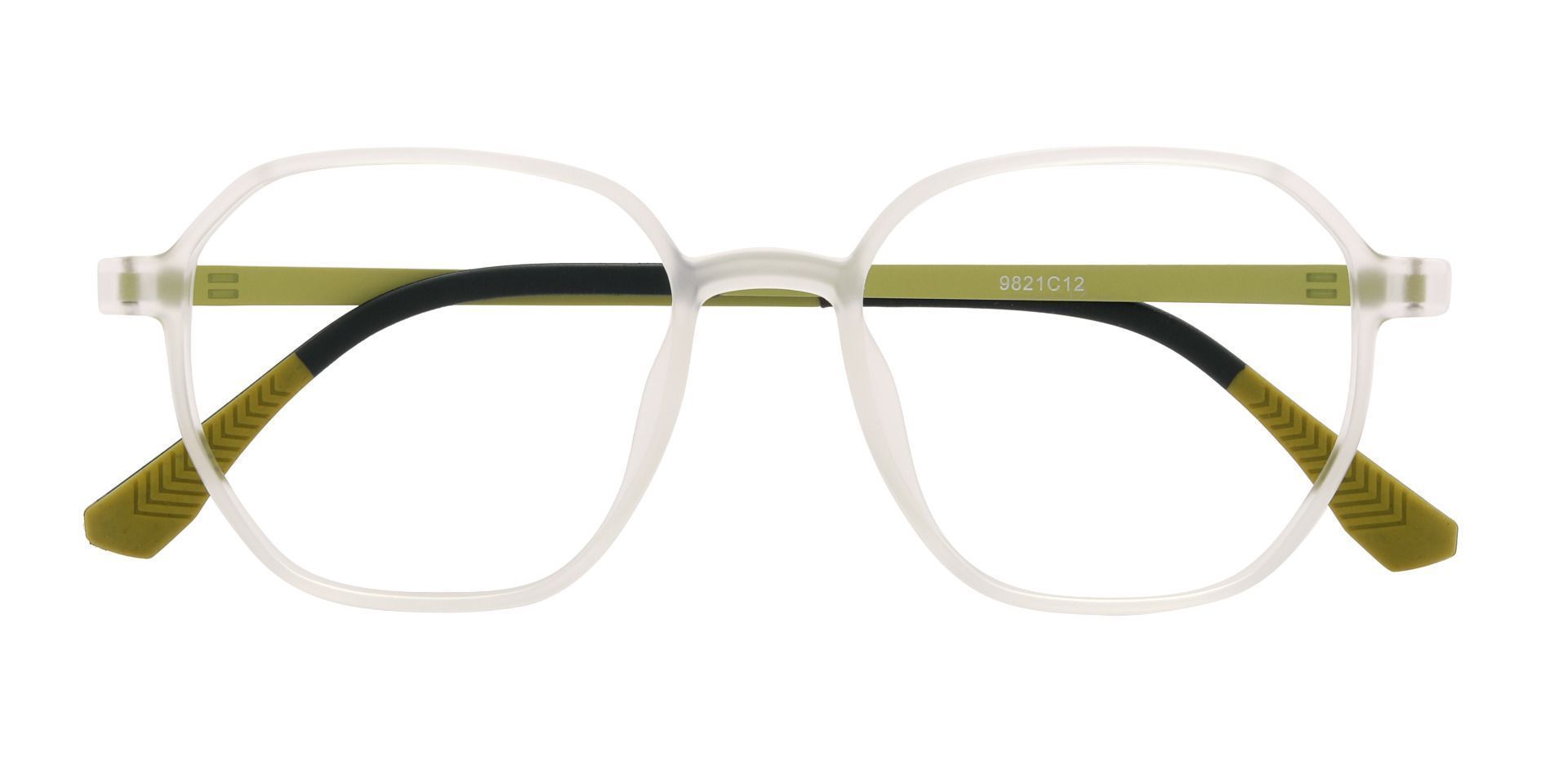 Sharon Geometric Prescription Glasses - Matte Clear