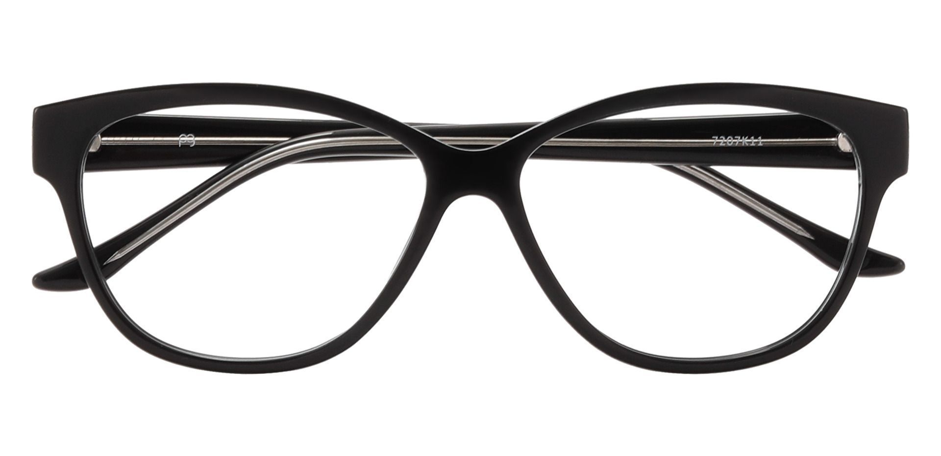 Borden Cat Eye Prescription Glasses - Black