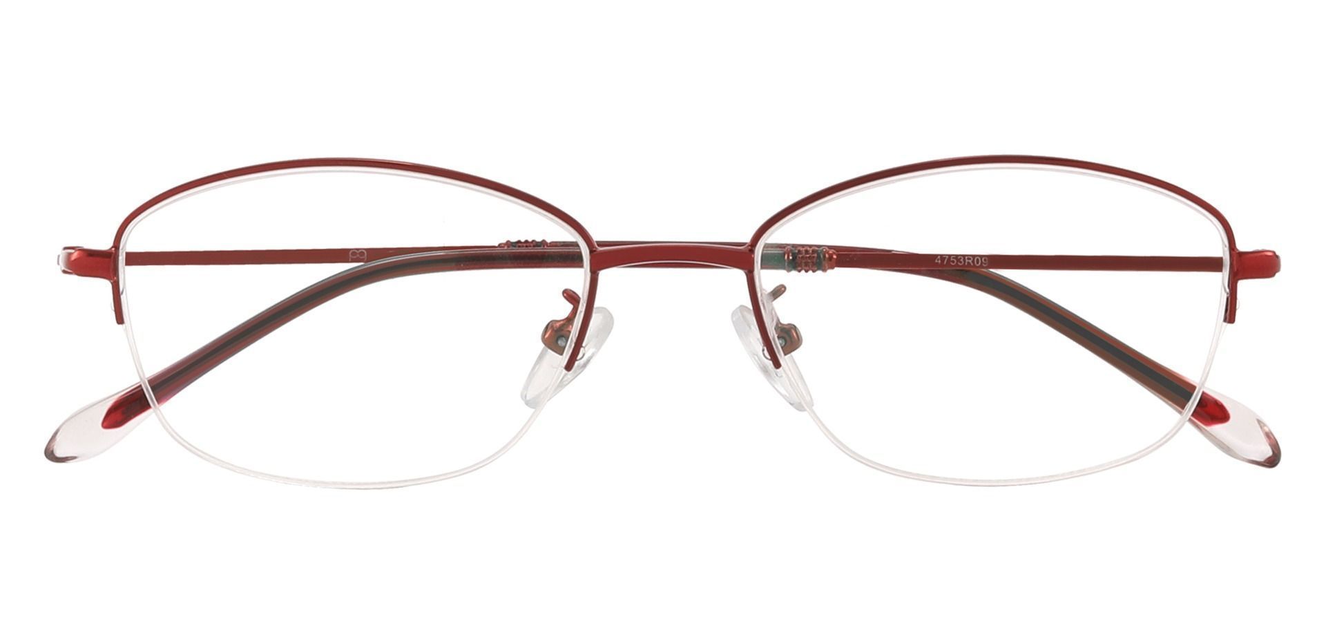 Mendoza Oval Reading Glasses - Red
