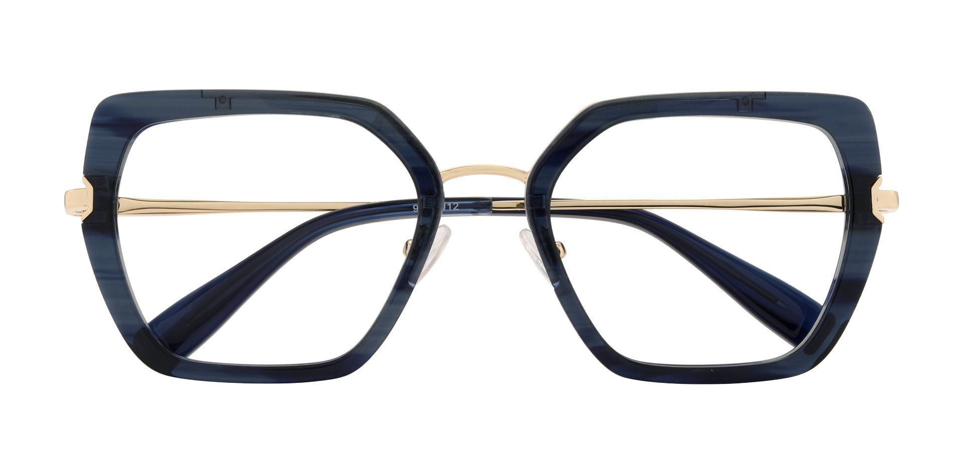 Kona Geometric Prescription Glasses - Blue