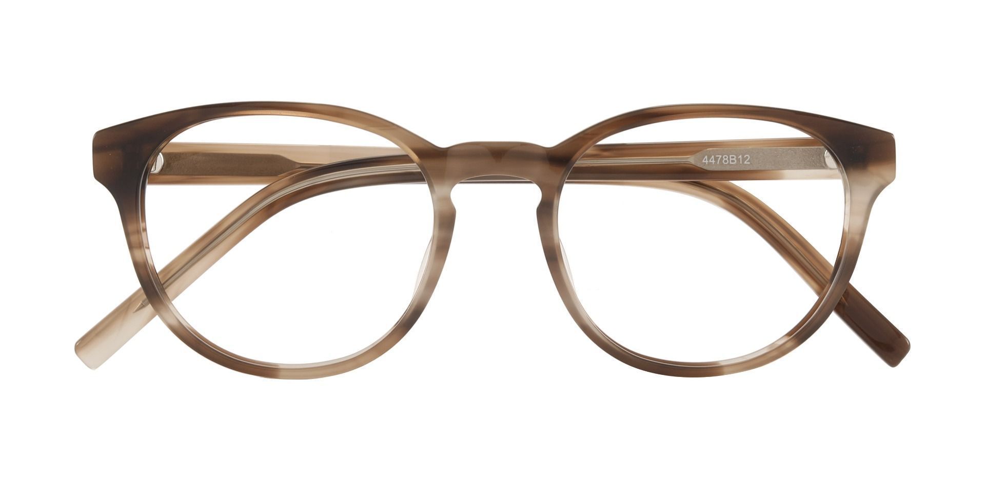 Wayland Oval Prescription Glasses - Brown