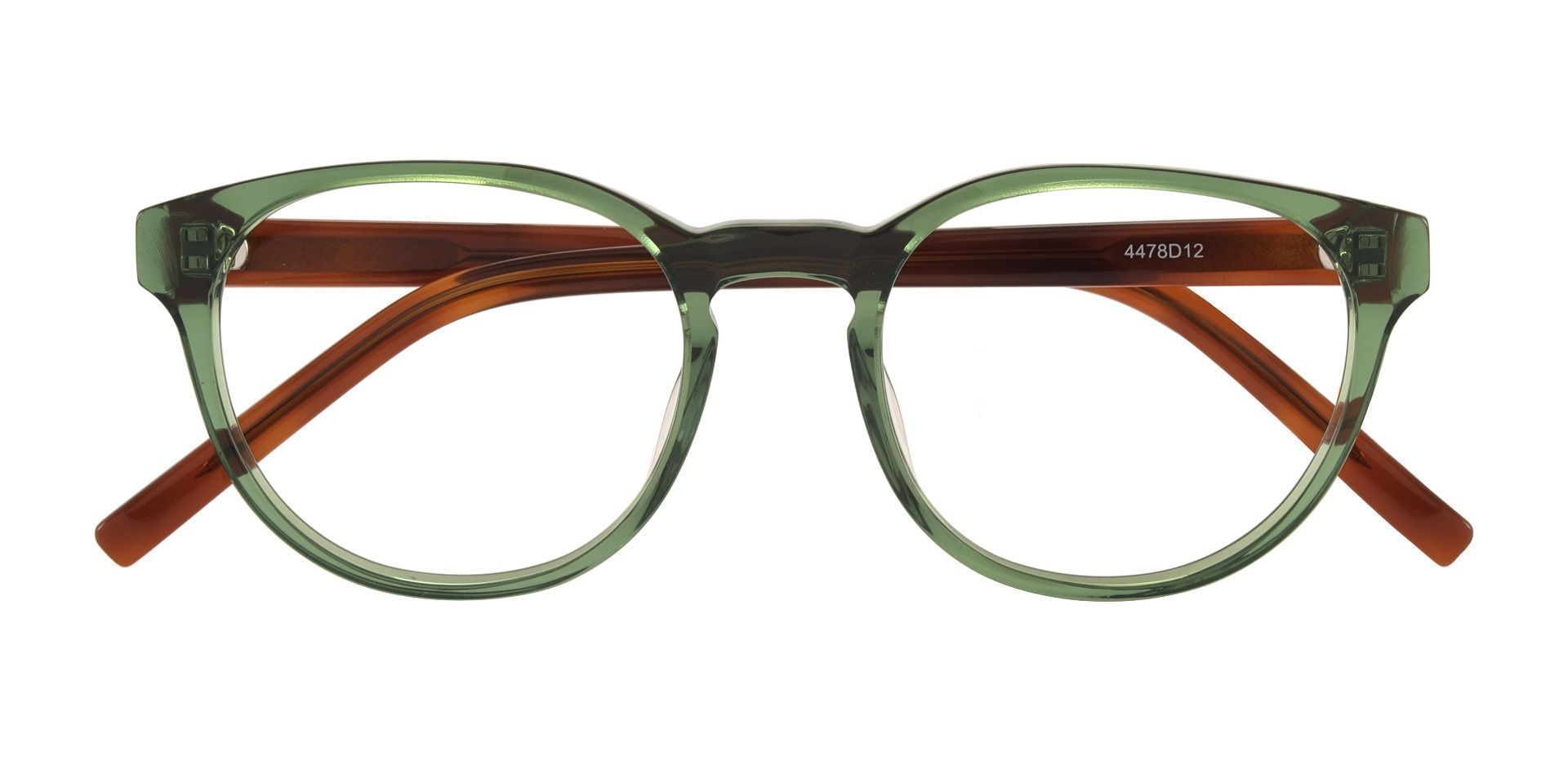 Wayland Oval Prescription Glasses - Green