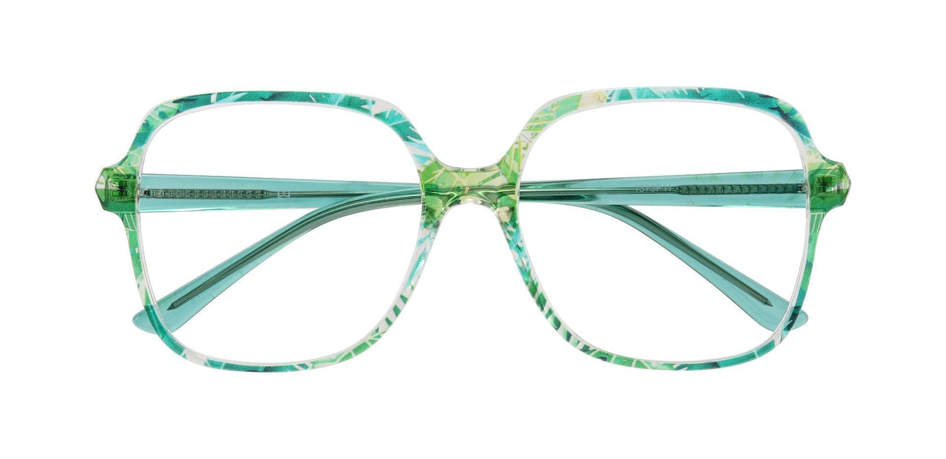 Zephyr Square Prescription Glasses - Green