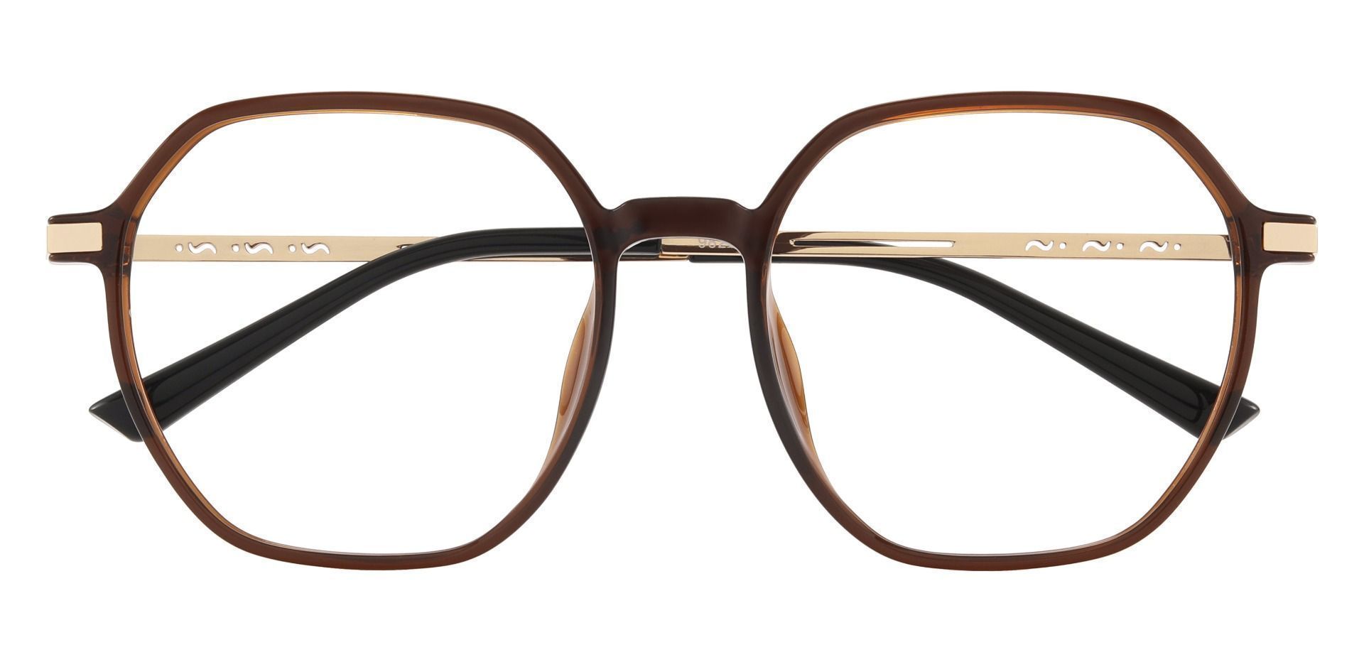 Armstrong Geometric Prescription Glasses - Brown
