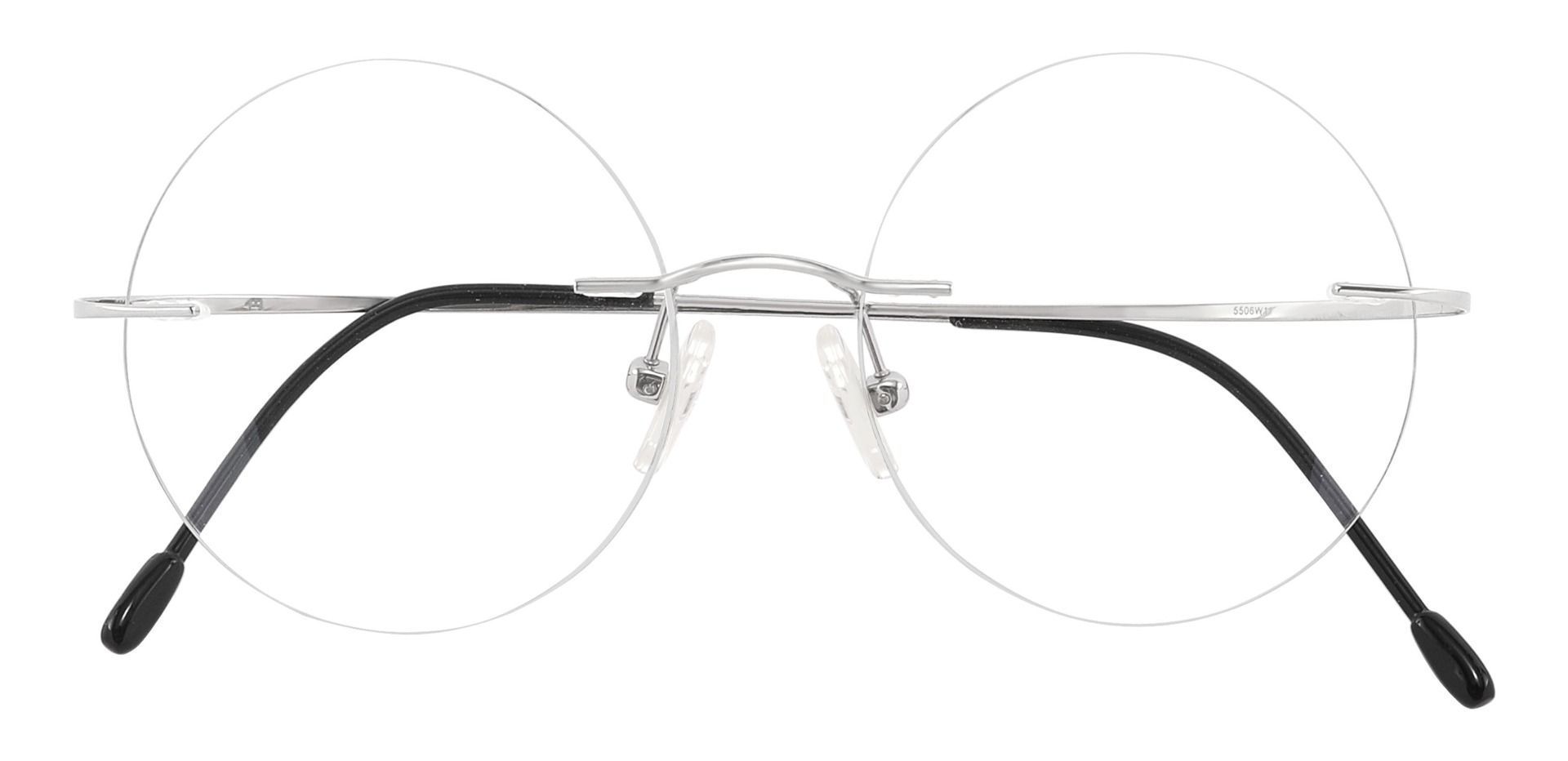 Marengo Rimless Prescription Glasses - Silver | Men's Eyeglasses ...