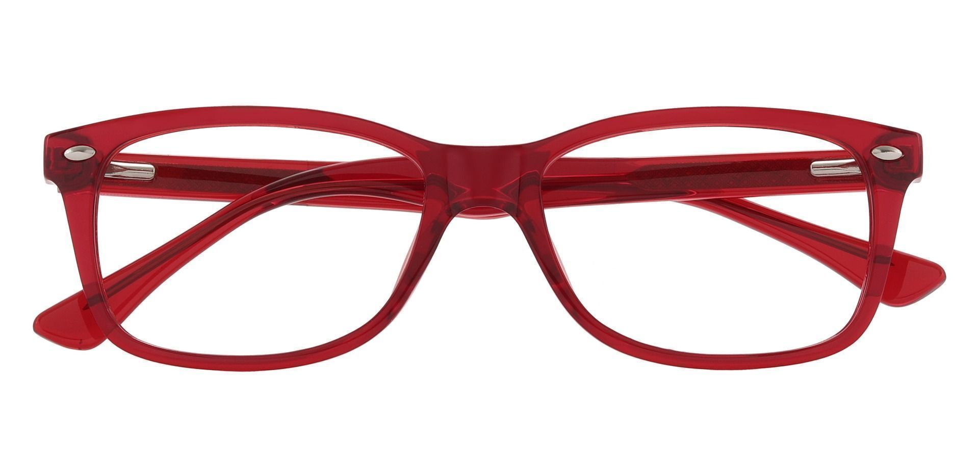 Colette Rectangle Prescription Glasses - Red
