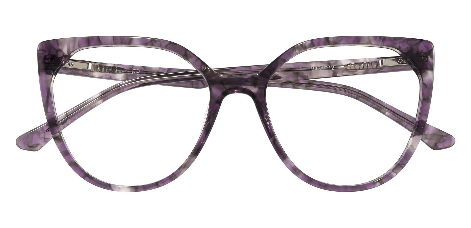 Kyla Cat Eye Prescription Glasses - Purple