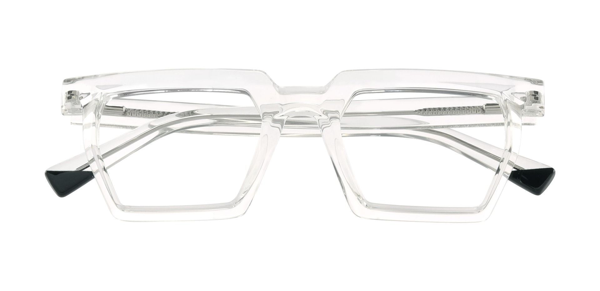 Yassine Geometric Non-Rx Glasses - Clear