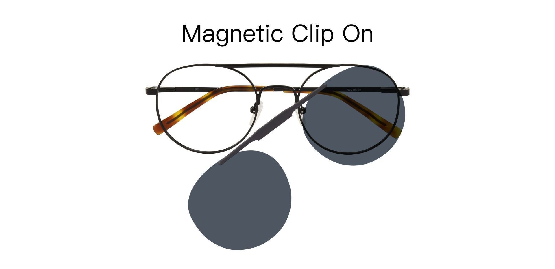 Watts Aviator Prescription Glasses Black Men's Eyeglasses Payne