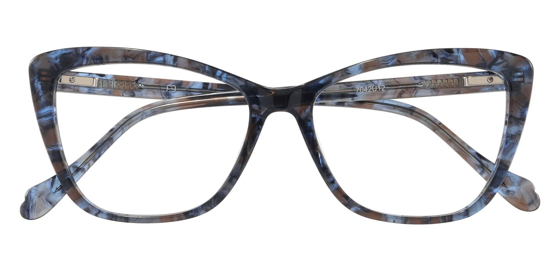Jessica Cat Eye Prescription Glasses - Blue | Women's Eyeglasses ...