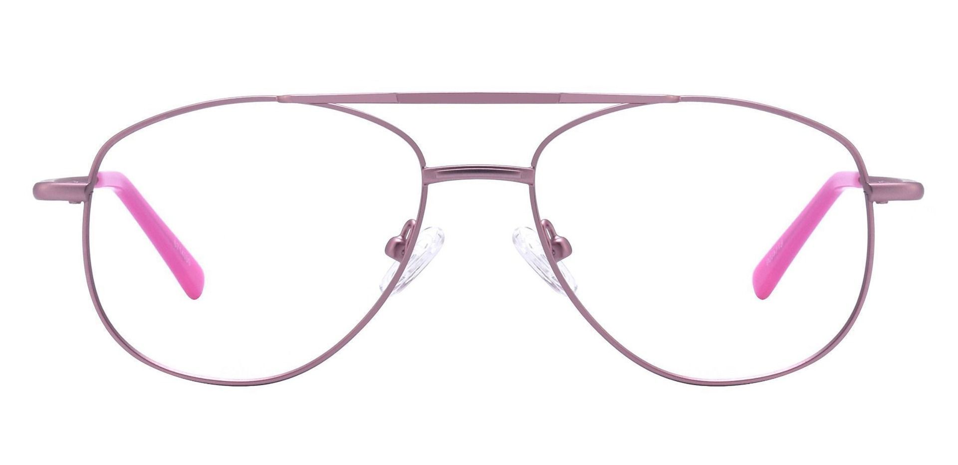 Dwight Aviator Prescription Glasses - Pink | Women's Eyeglasses | Payne ...