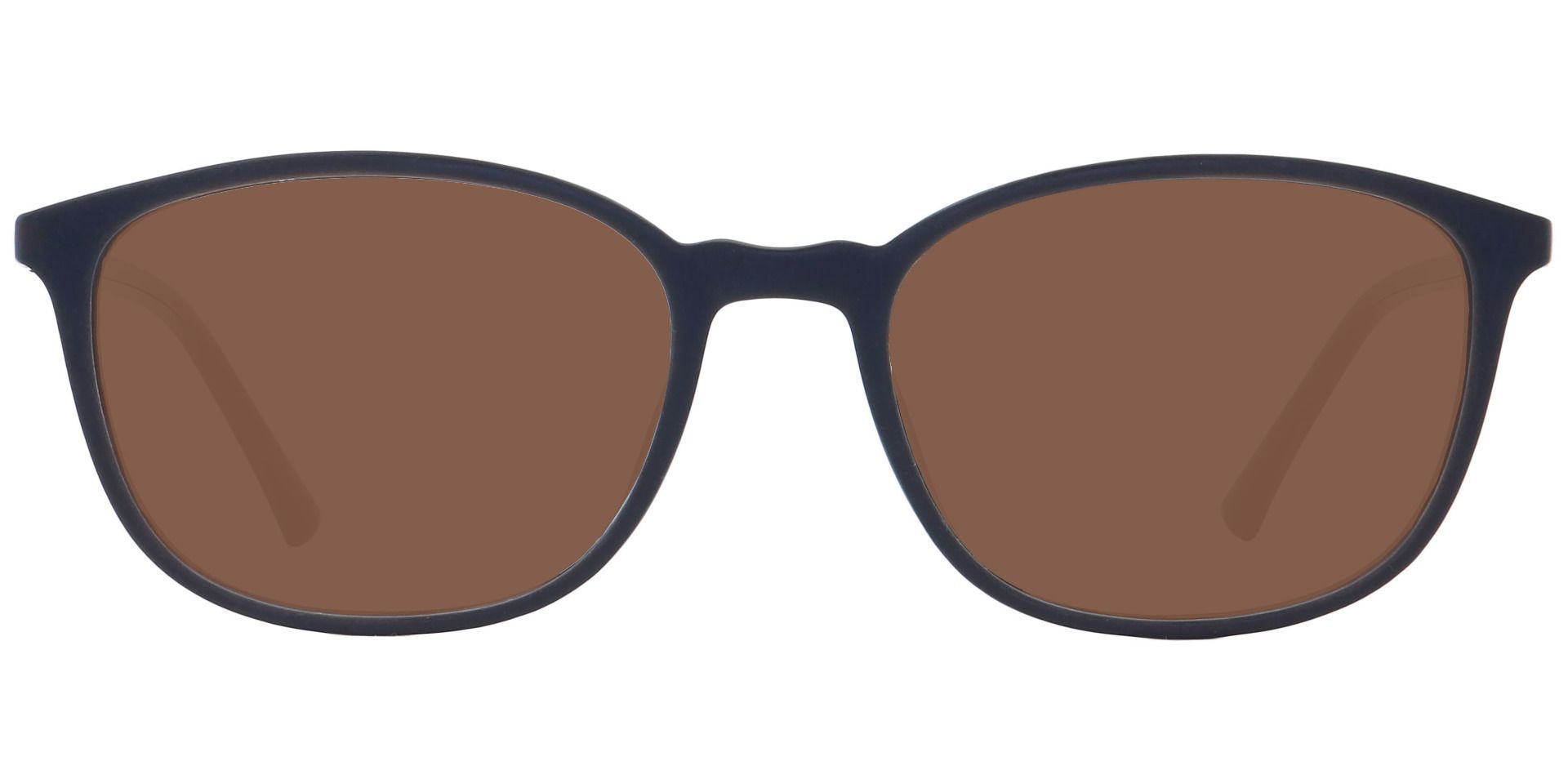 Karleen Oval Prescription Sunglasses - Brown Frame With Brown Lenses