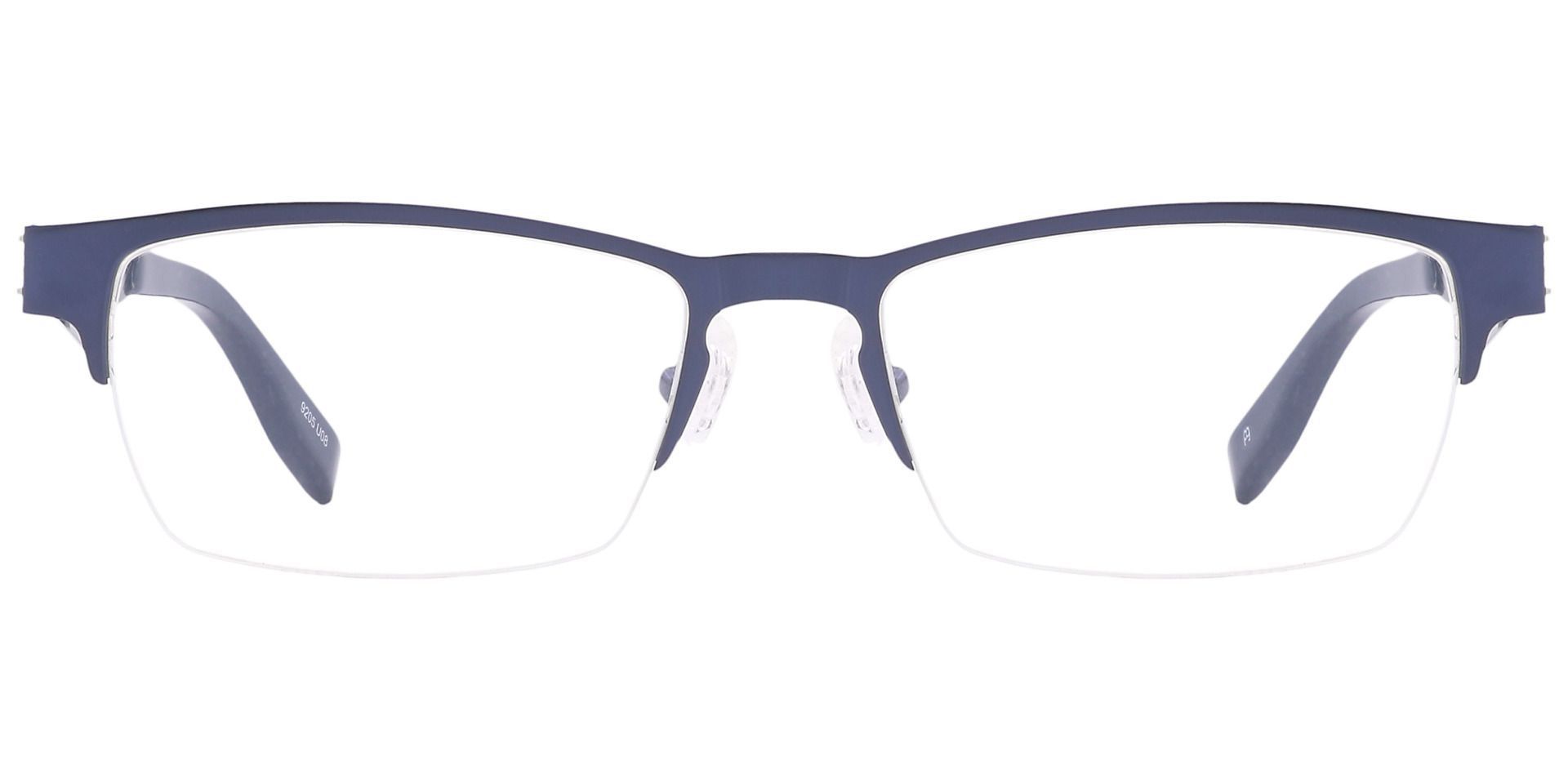 Stefani Rectangle Non-Rx Glasses - Blue