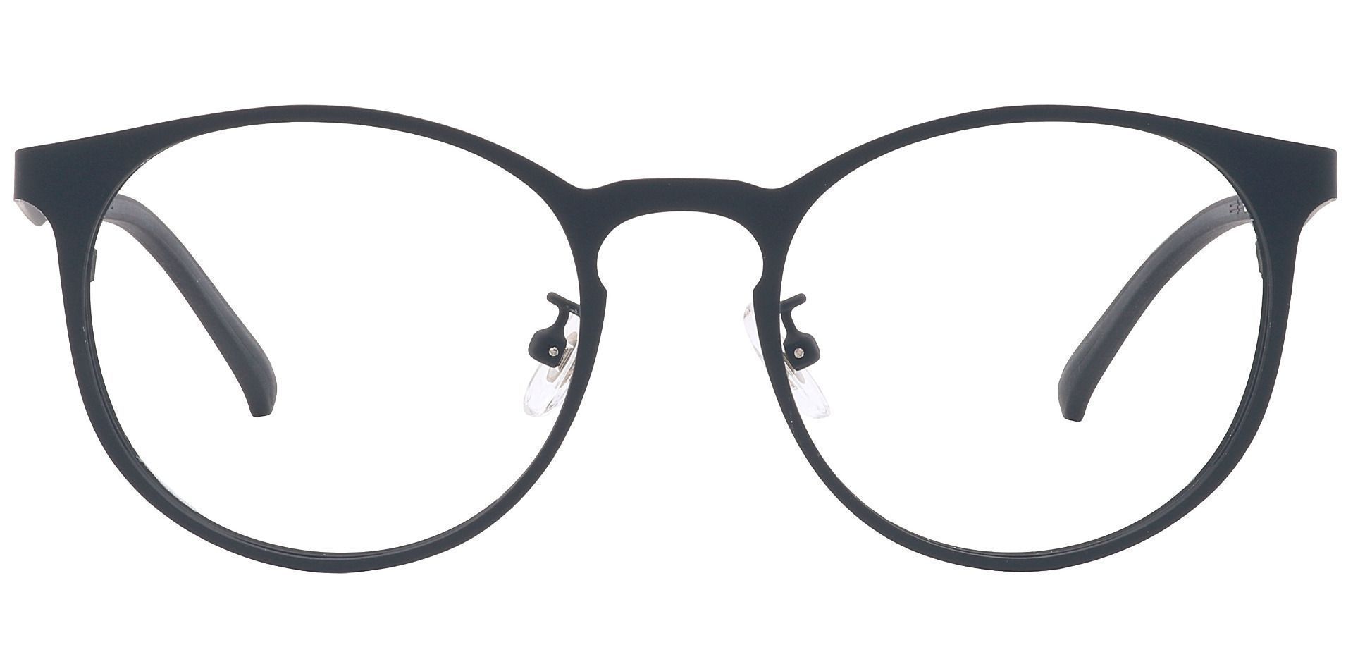 Wallace Oval Prescription Glasses - Black