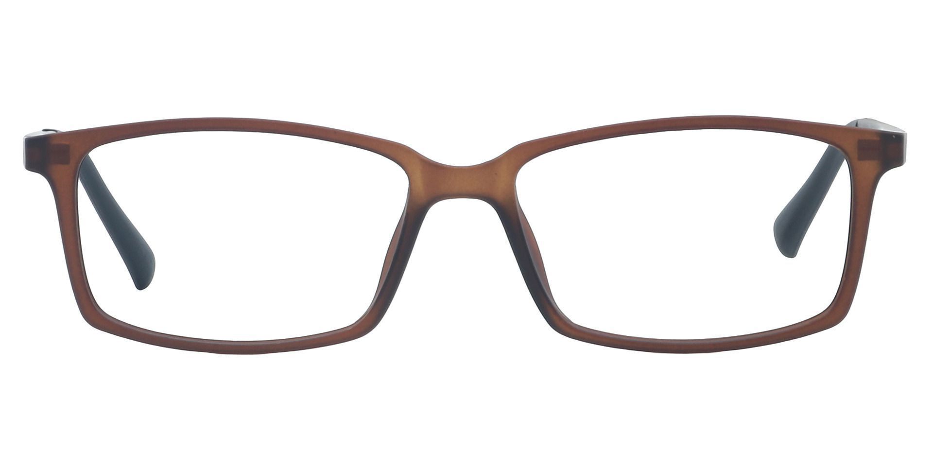 Tahoe Rectangle Lined Bifocal Glasses - Brown