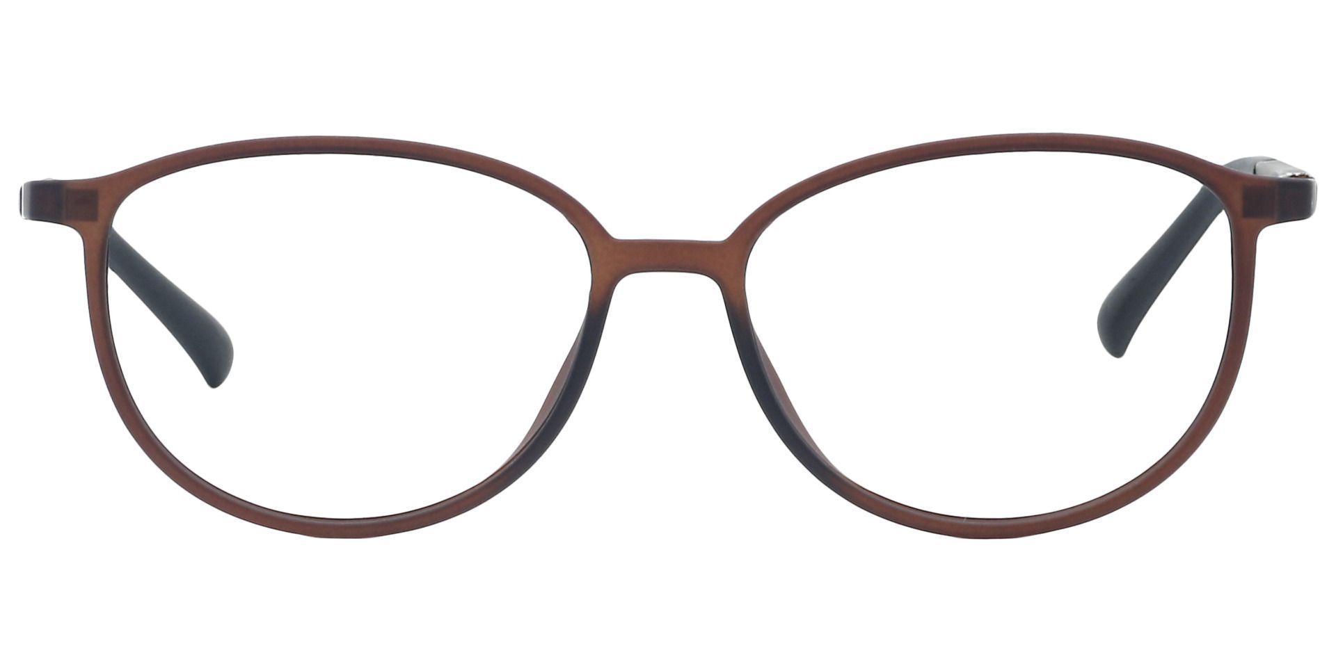 Melbourne Oval Non-Rx Glasses - Brown