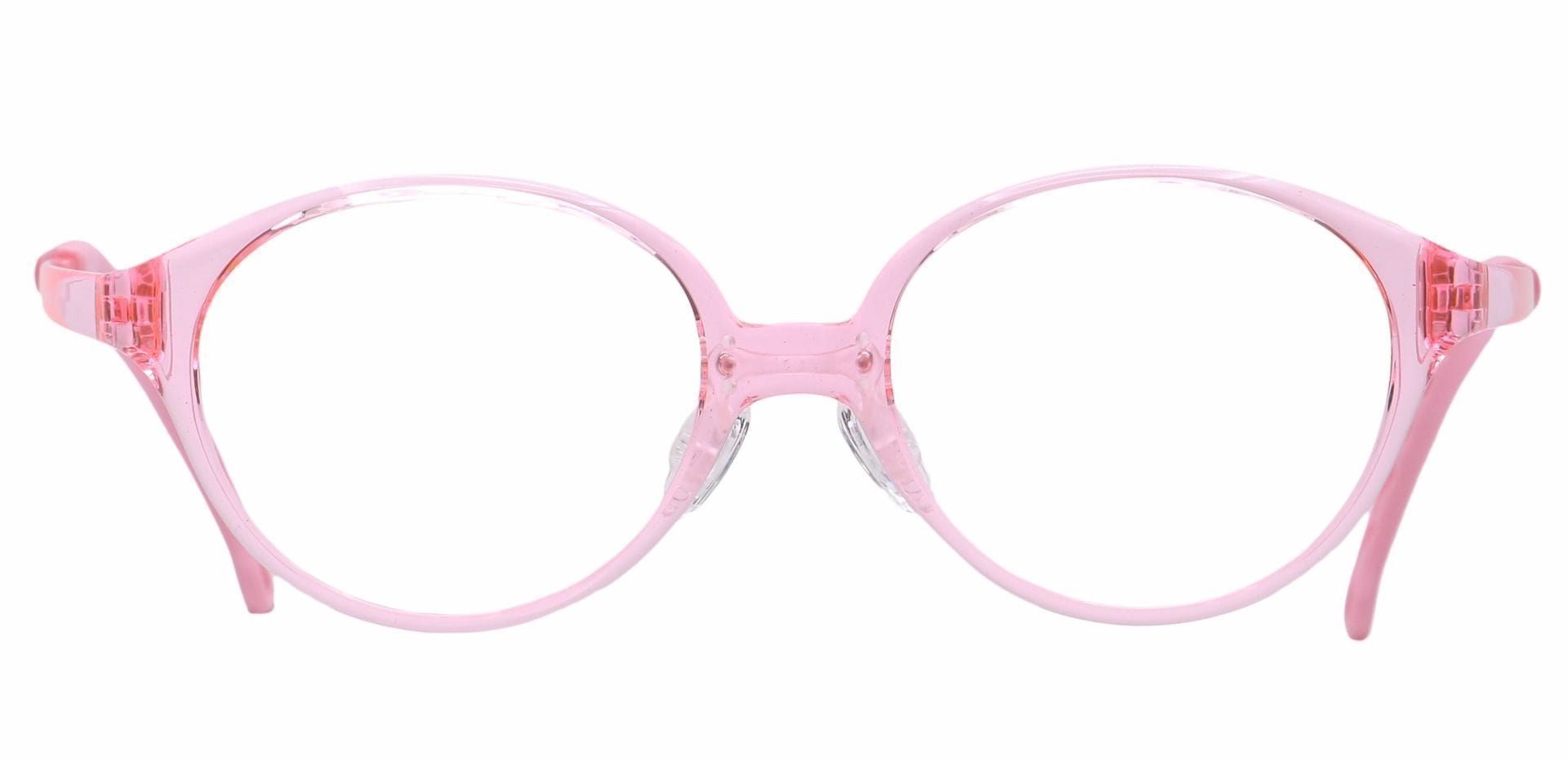 Zany Oval Non-Rx Glasses - Pink