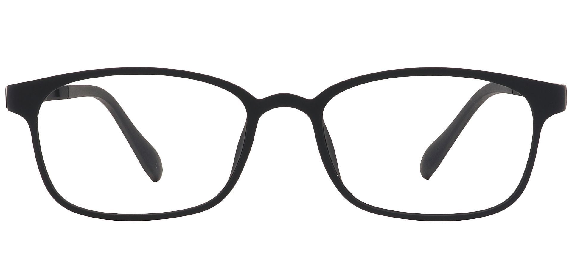 Mercer Rectangle Progressive Glasses - Matte Black